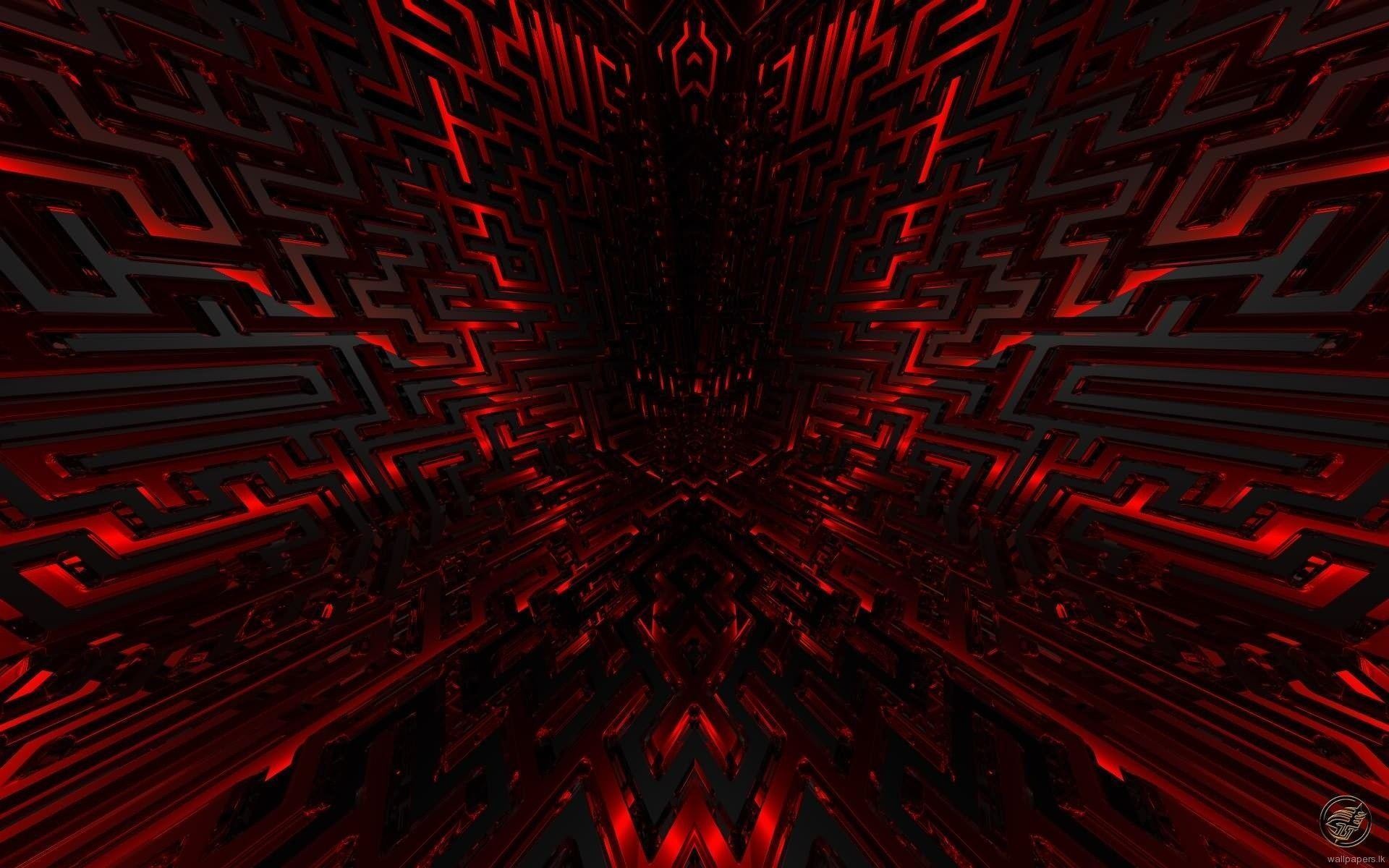 1920x1200 Red and Black Wallpaper