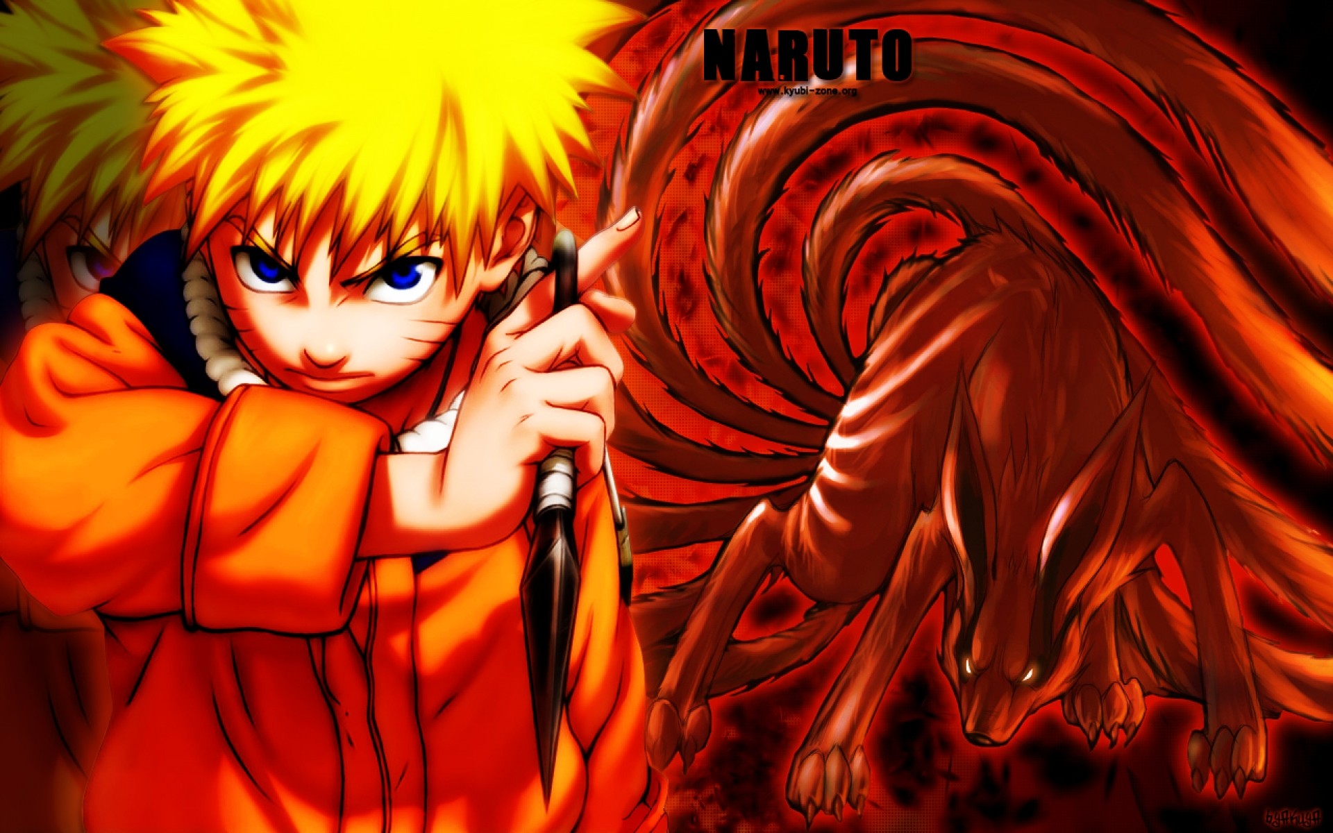 Naruto Nine Tails Wallpaper.