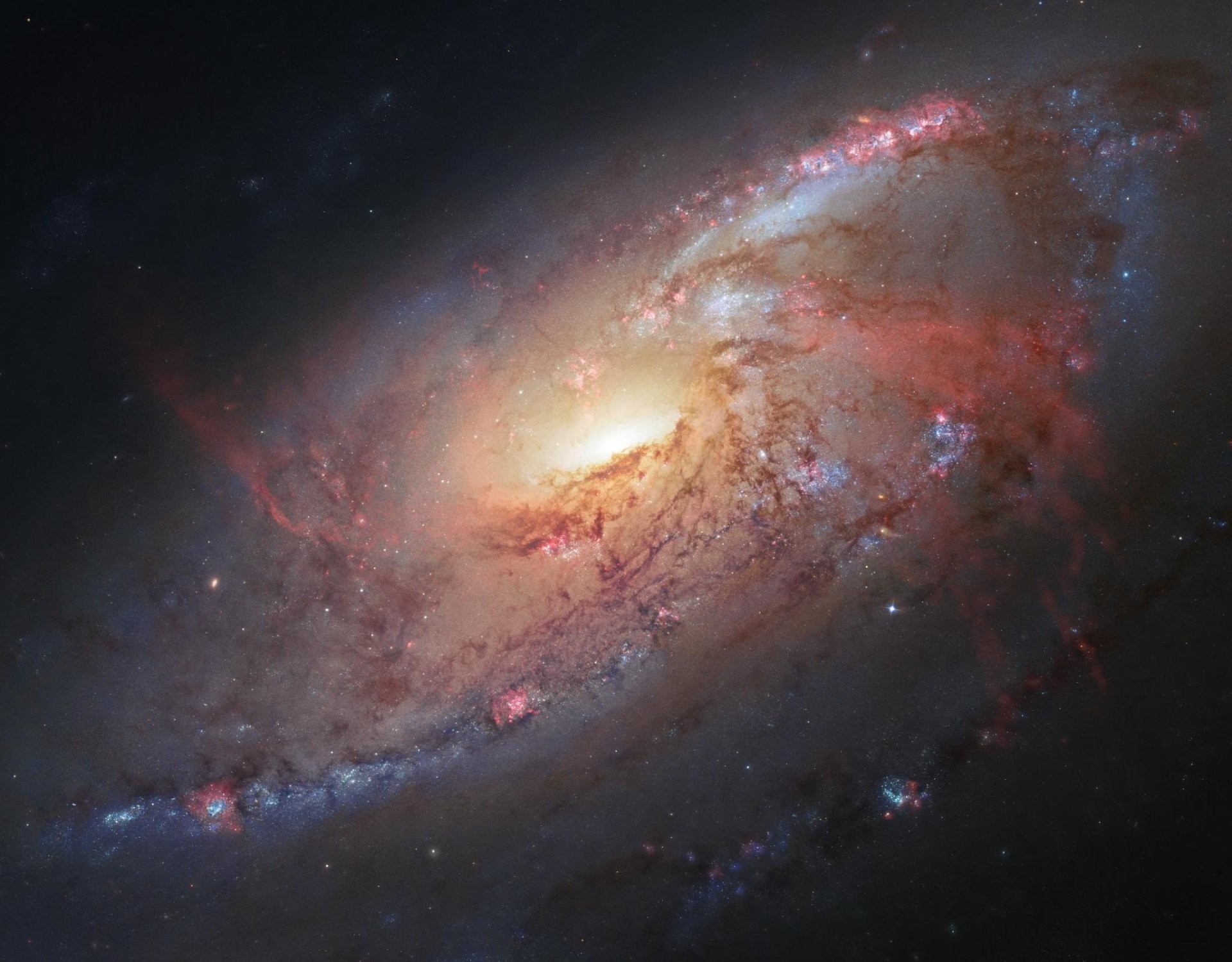 1920x1500 space spiral galaxy m106 star hubble space telescope nasa goddard space  flight center