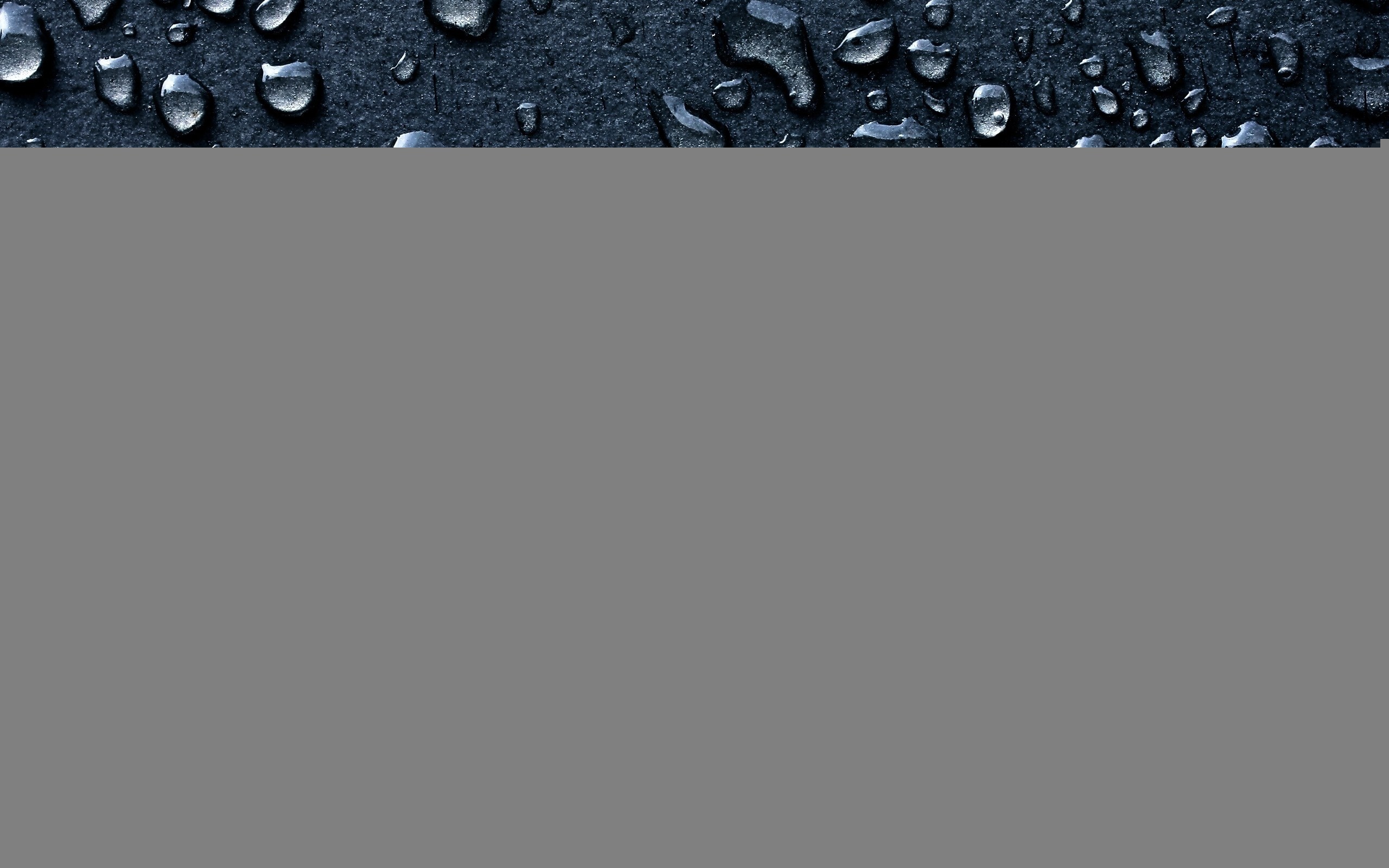 2560x1600 Water Drops Dark Background Mac wallpaper