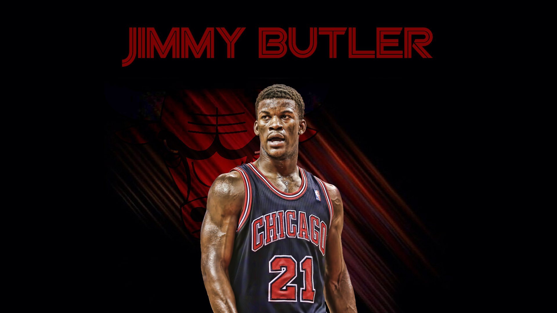1920x1080 Jimmy Butler 21 Chicago Bulls 2015 Wallpaper