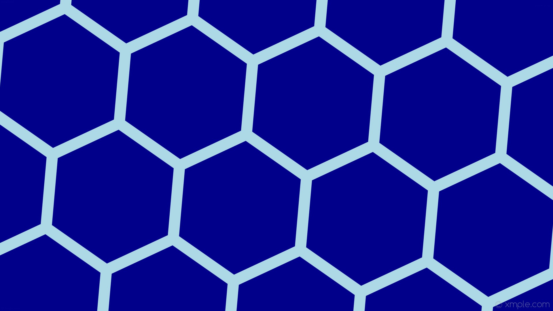1920x1080 wallpaper honeycomb blue hexagon beehive dark blue light blue #00008b  #add8e6 diagonal 55Â°