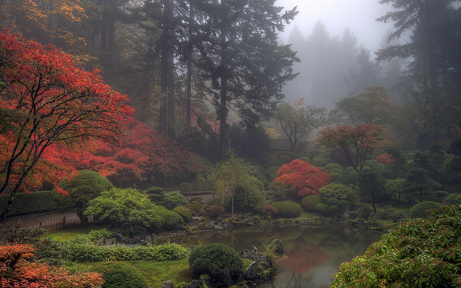 1920x1200 Japanese gardens