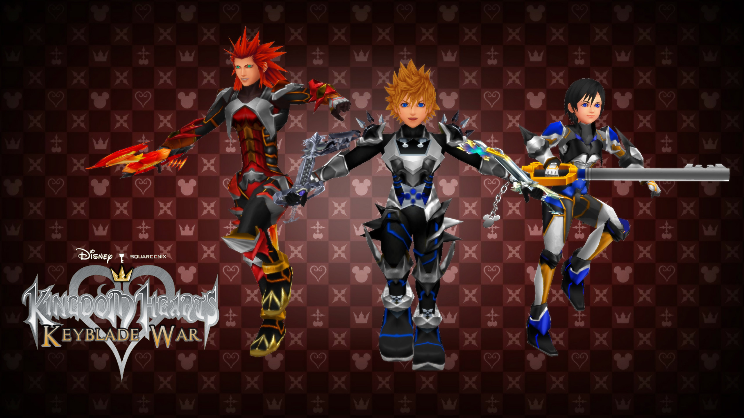 2560x1440 ... Kingdom Hearts Keyblade War Custom Wallpaper 02 by todsen19