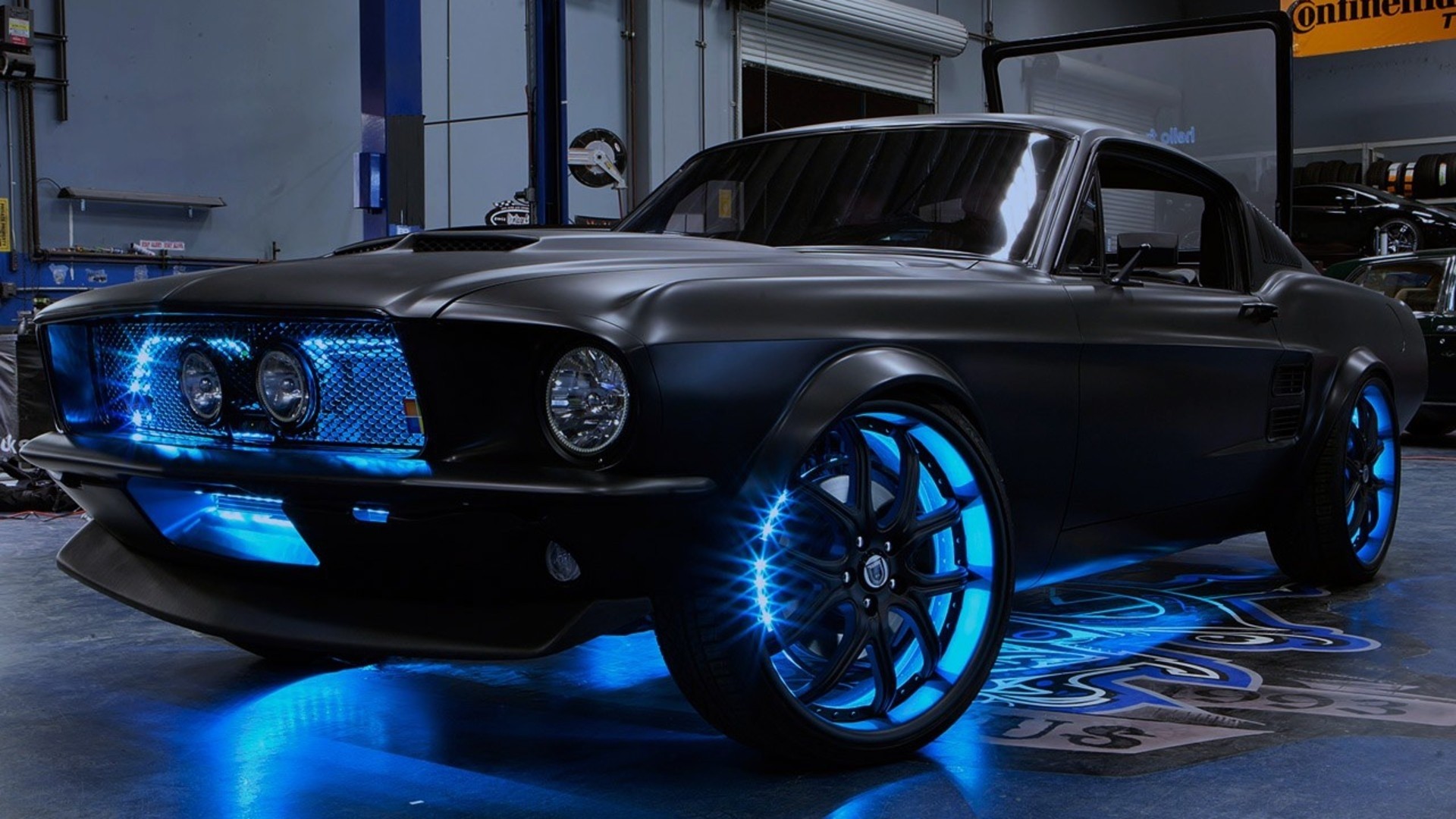 1920x1080 black, Cars, Ford, Mustang, West, Coast, Customs, , Wallpaper,  Vehicles, Cars, Hd, Tuning Wallpapers HD / Desktop and Mobile Backgrounds