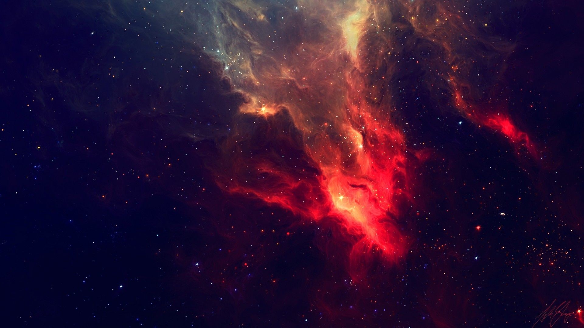 1920x1080 Outer Space Stars HD Wallpaper. Â« Â»