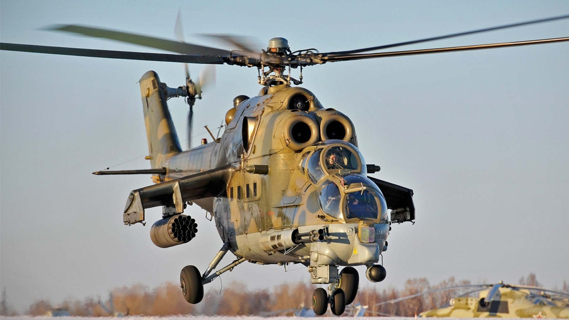 1920x1080  Wallpaper helicopter, mi-24, soviet, russia, transport, military,