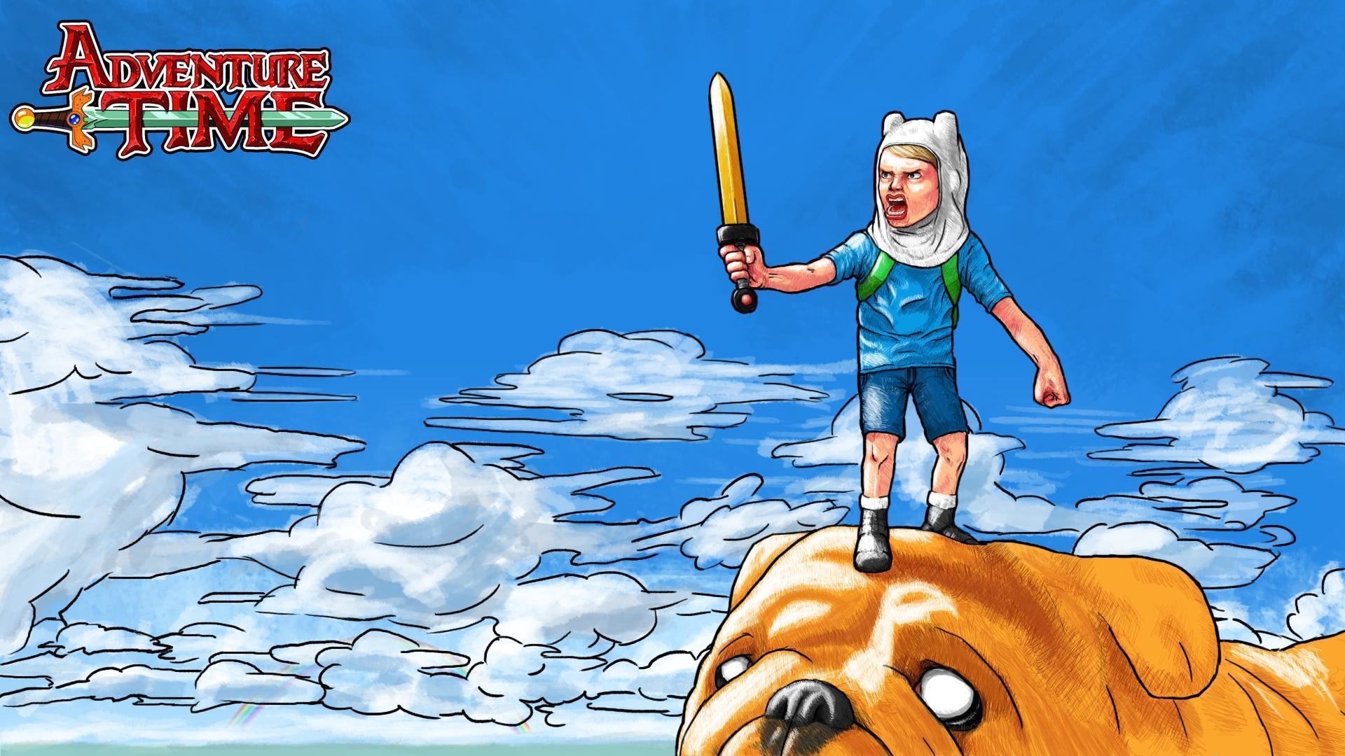 1920x1080 Finn the Human and Jake the Dog - Adventure Time Wallpaper #