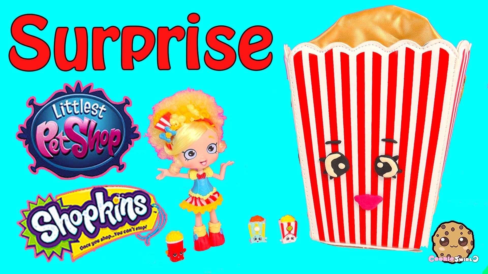 1920x1080 Popcorn Toy Surprise of Hello Kitty, Shopkins Season 3 + More Blind Bags -  Cookieswirlc Video - YouTube