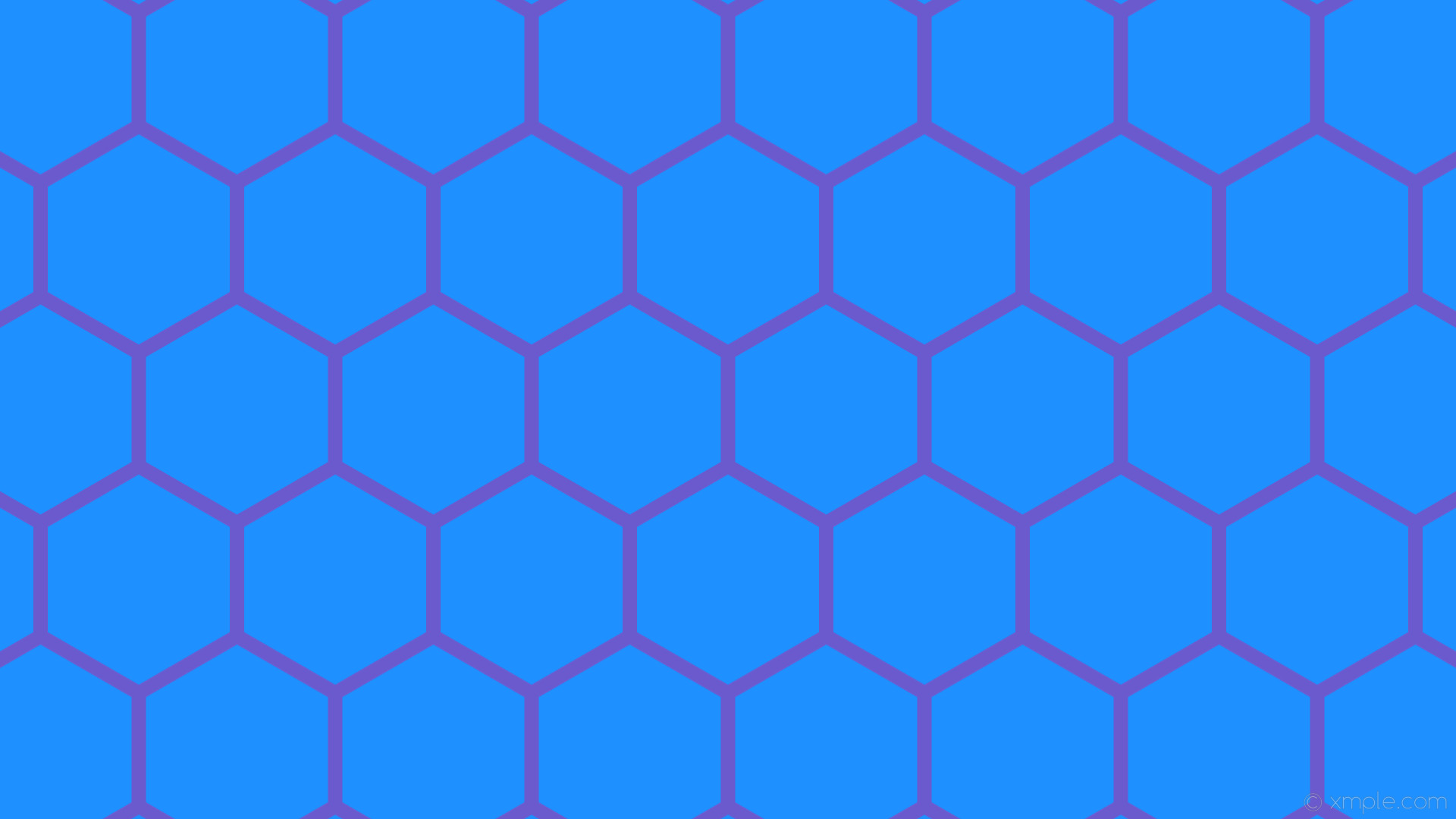 1920x1080 wallpaper blue honeycomb beehive hexagon purple dodger blue slate blue  #1e90ff #6a5acd 0Â°