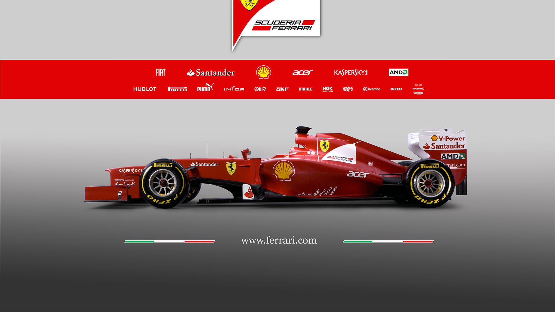 1920x1080 Ferrari F2012 front right side ...
