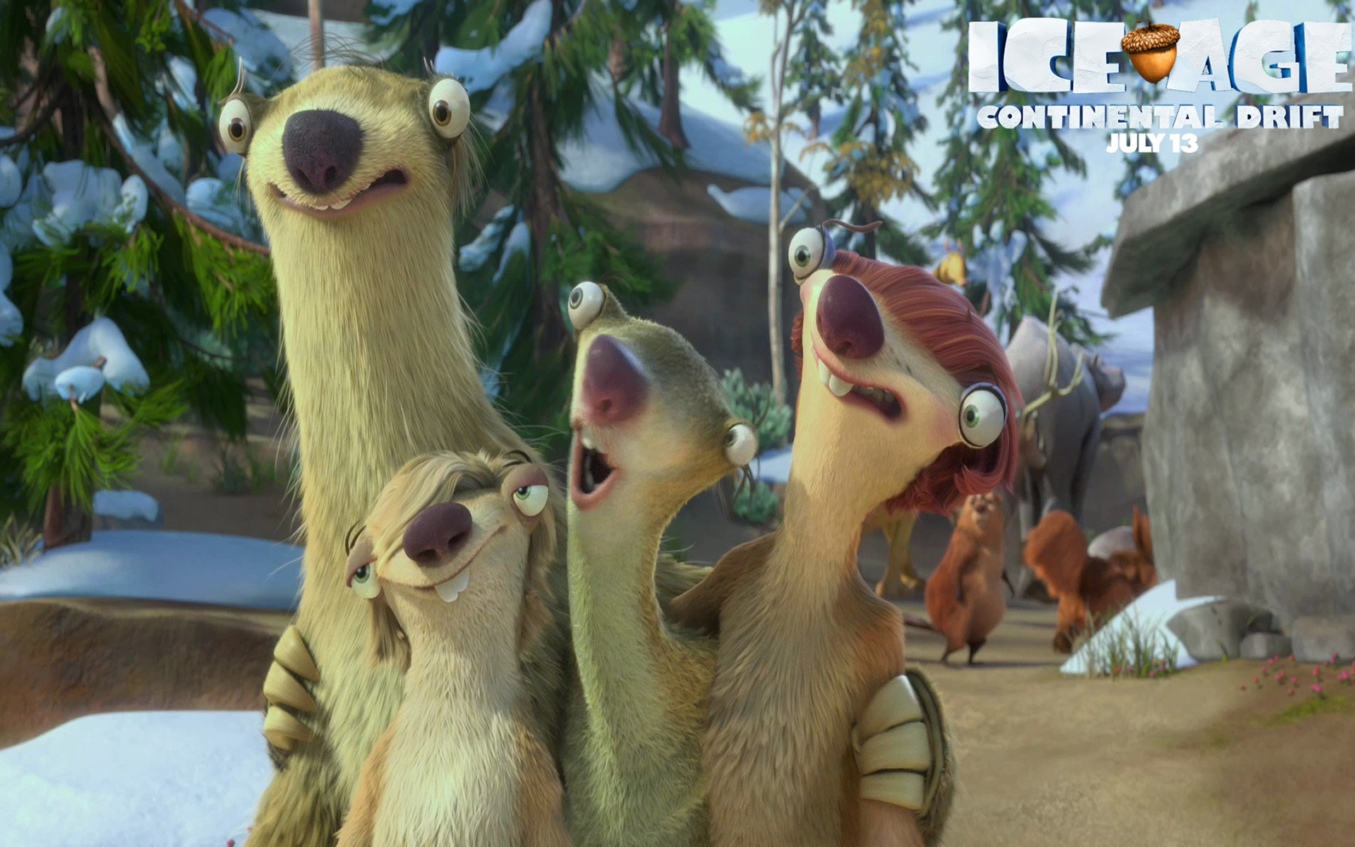 1920x1200 Movie - Ice Age: Continental Drift Ice Age Wallpaper