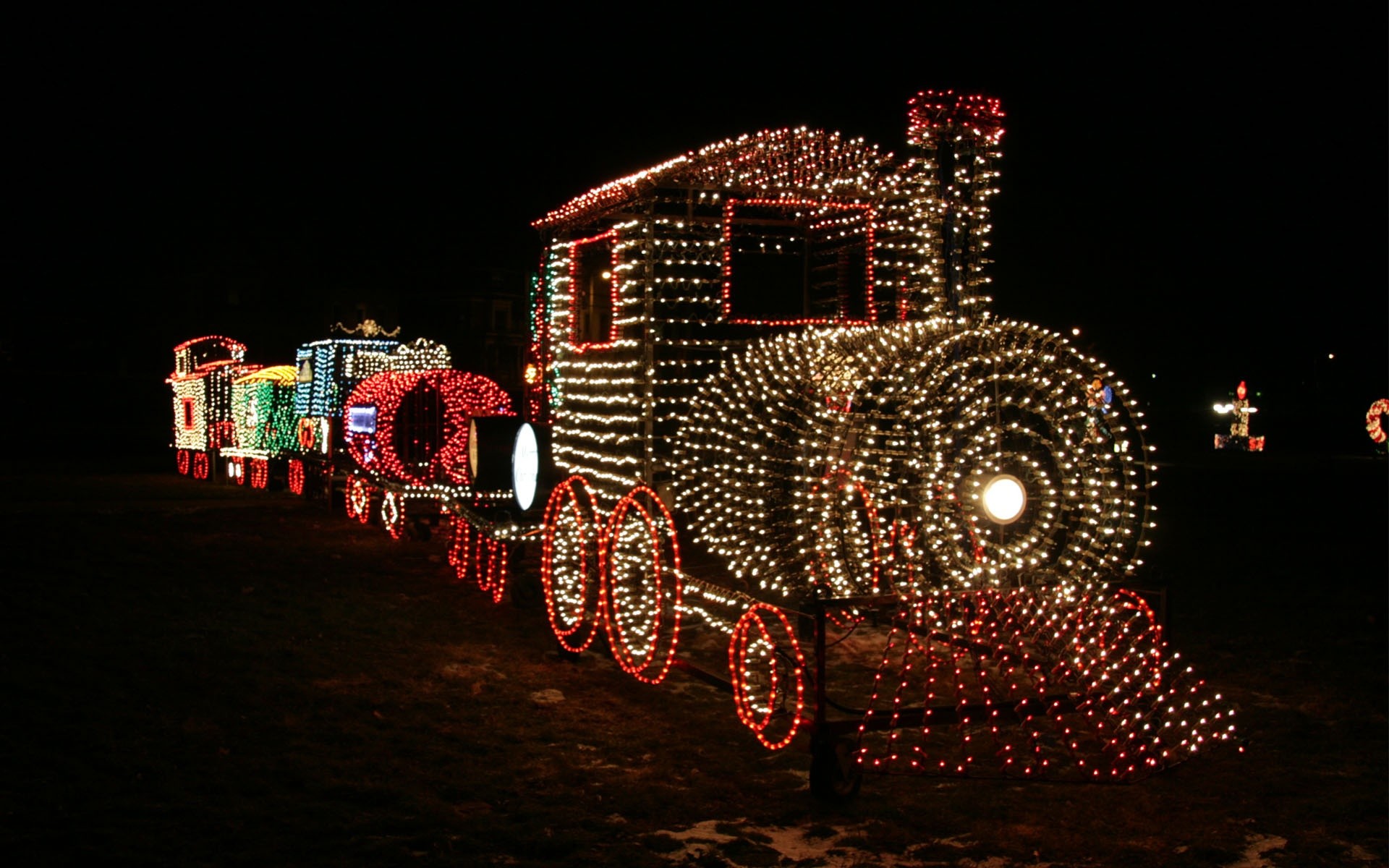 1920x1200 Christmas Train 