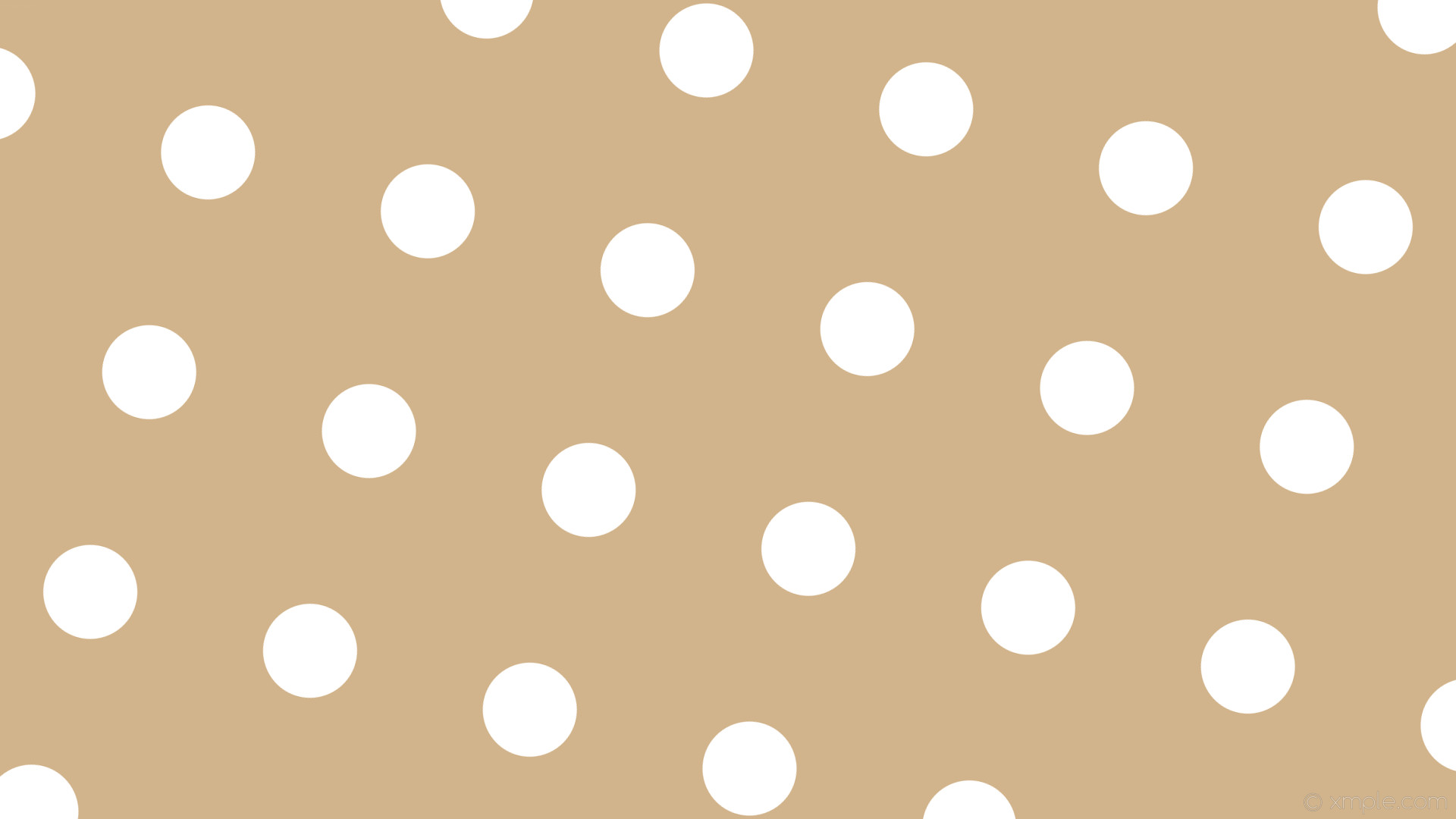 1920x1080 wallpaper brown spots dots white polka tan #d2b48c #ffffff 165Â° 124px 300px