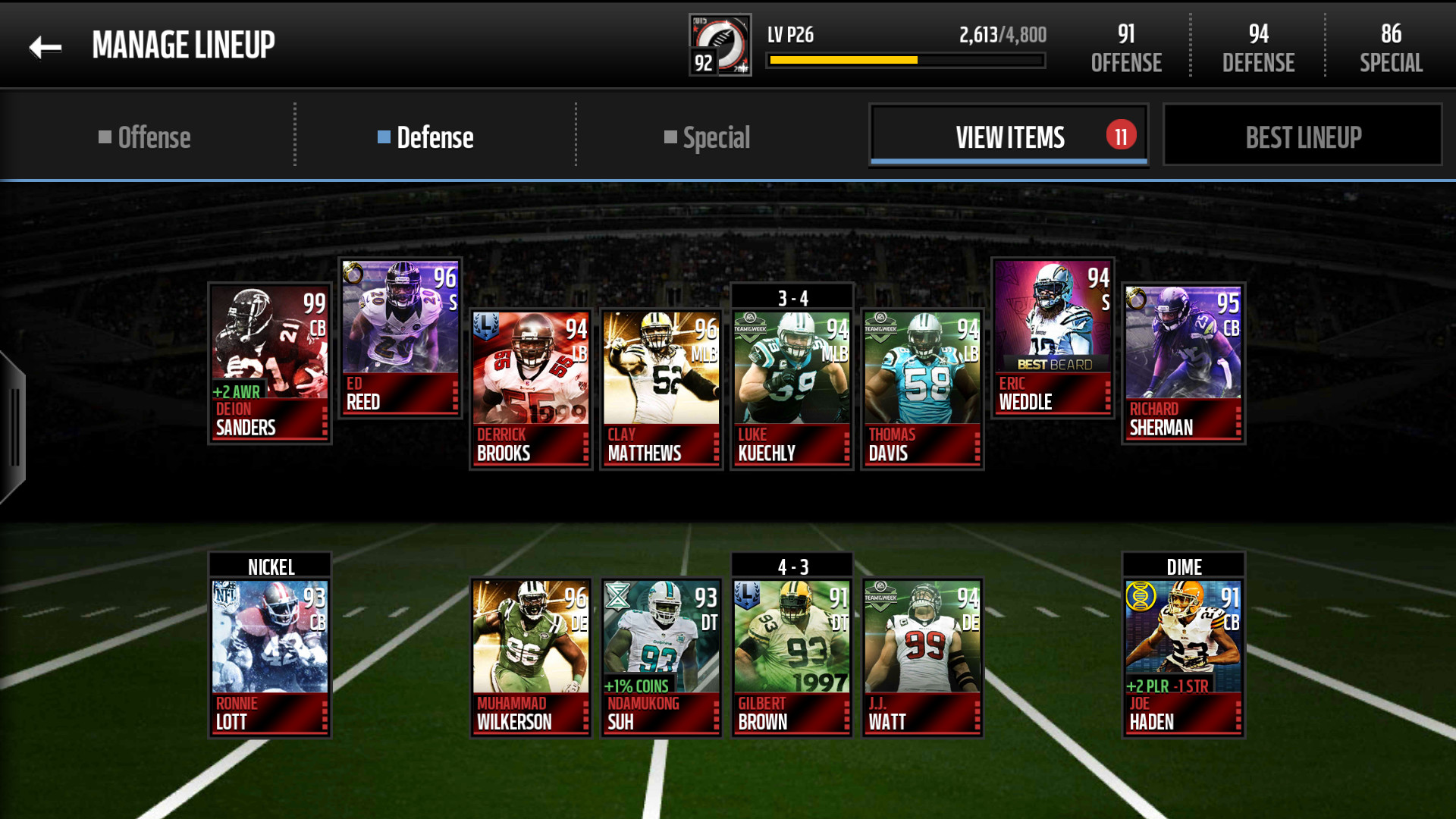 1920x1080 help with defensive lineup - madden nfl mobile discussion - madden. the  message of sean taylor