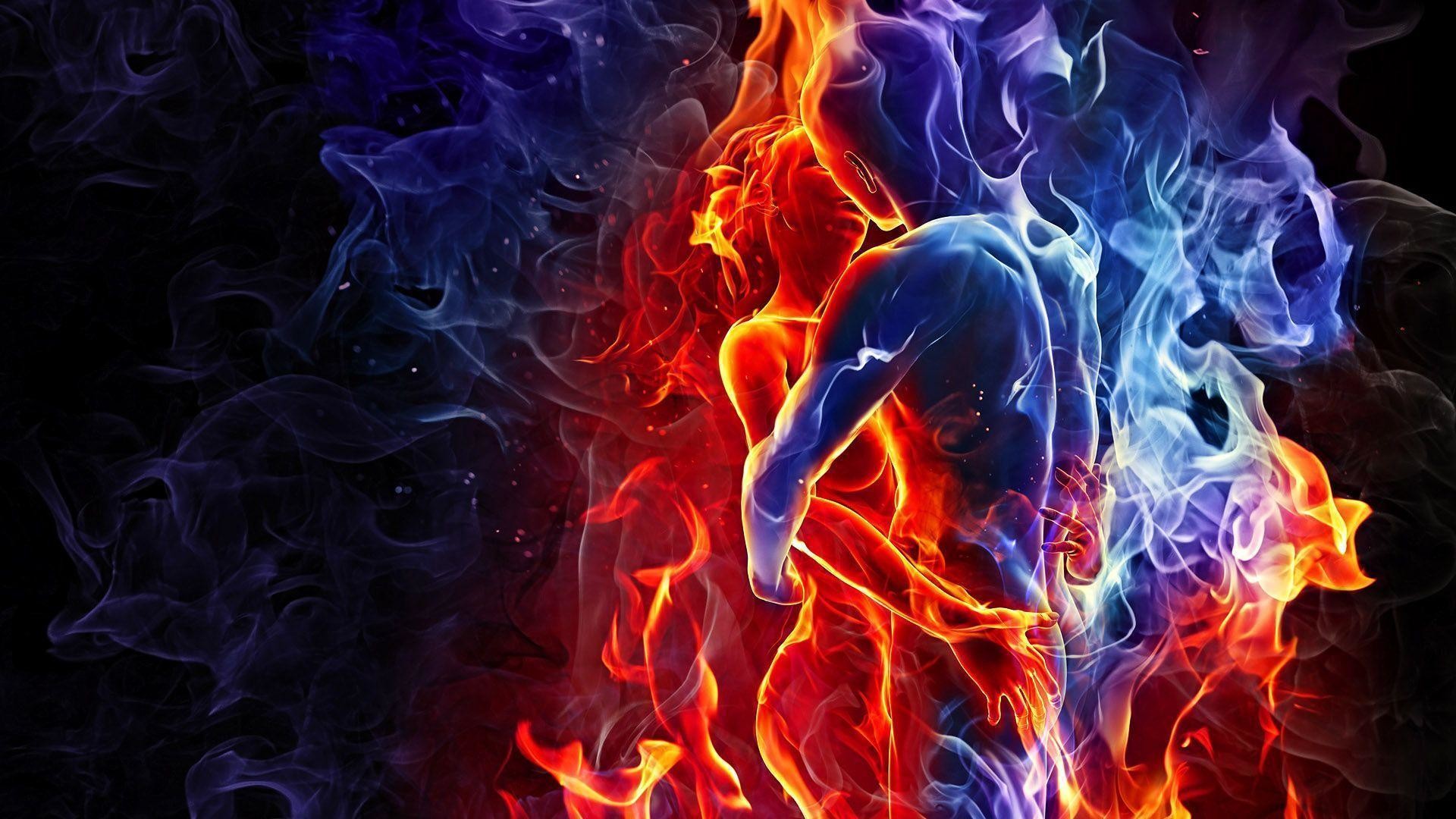 1920x1080 Cool Fire and Ice Wallpapers - WallpaperSafari