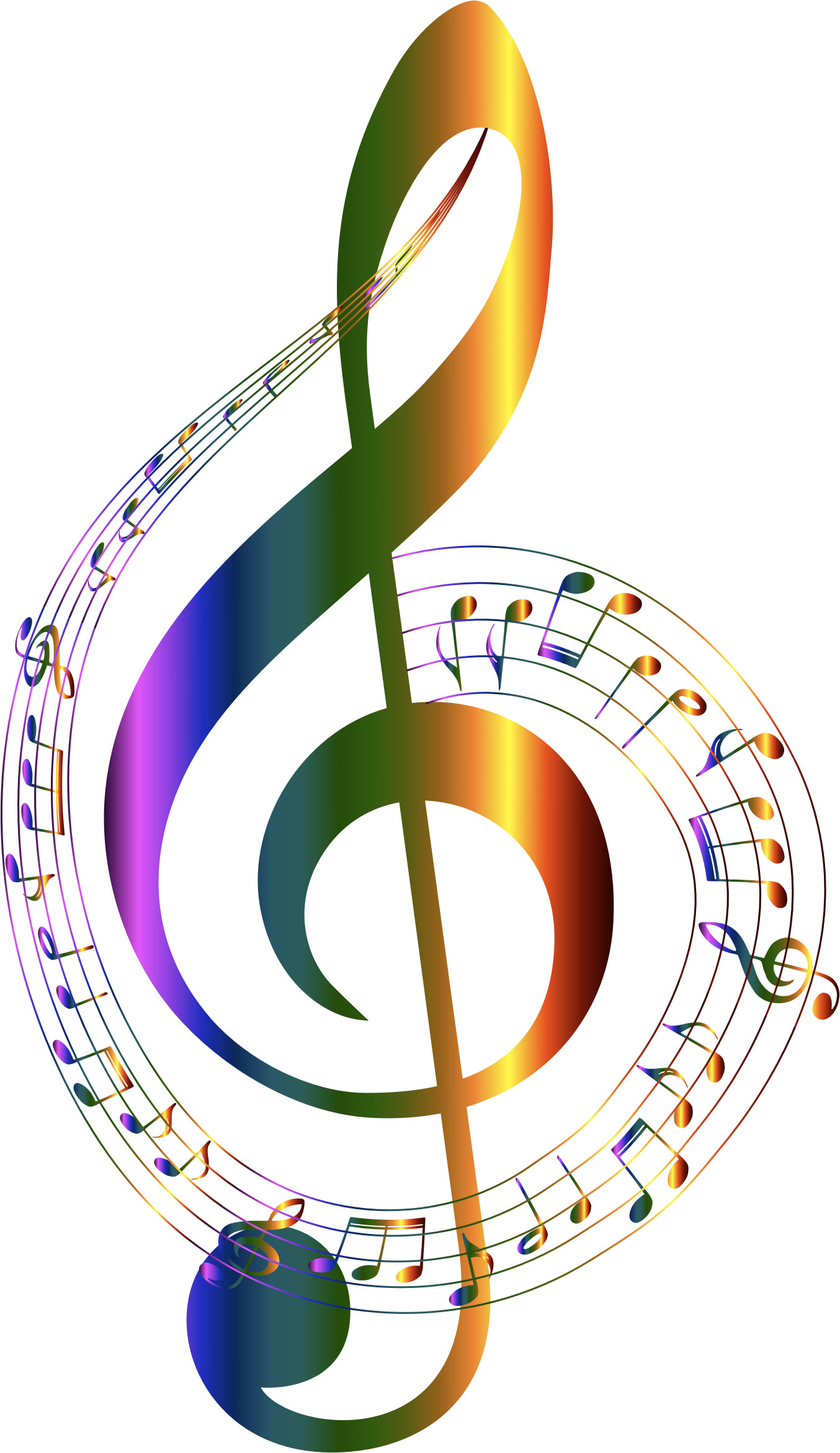 1354x2342 Chromatic musical typography no. Music notes wallpaper