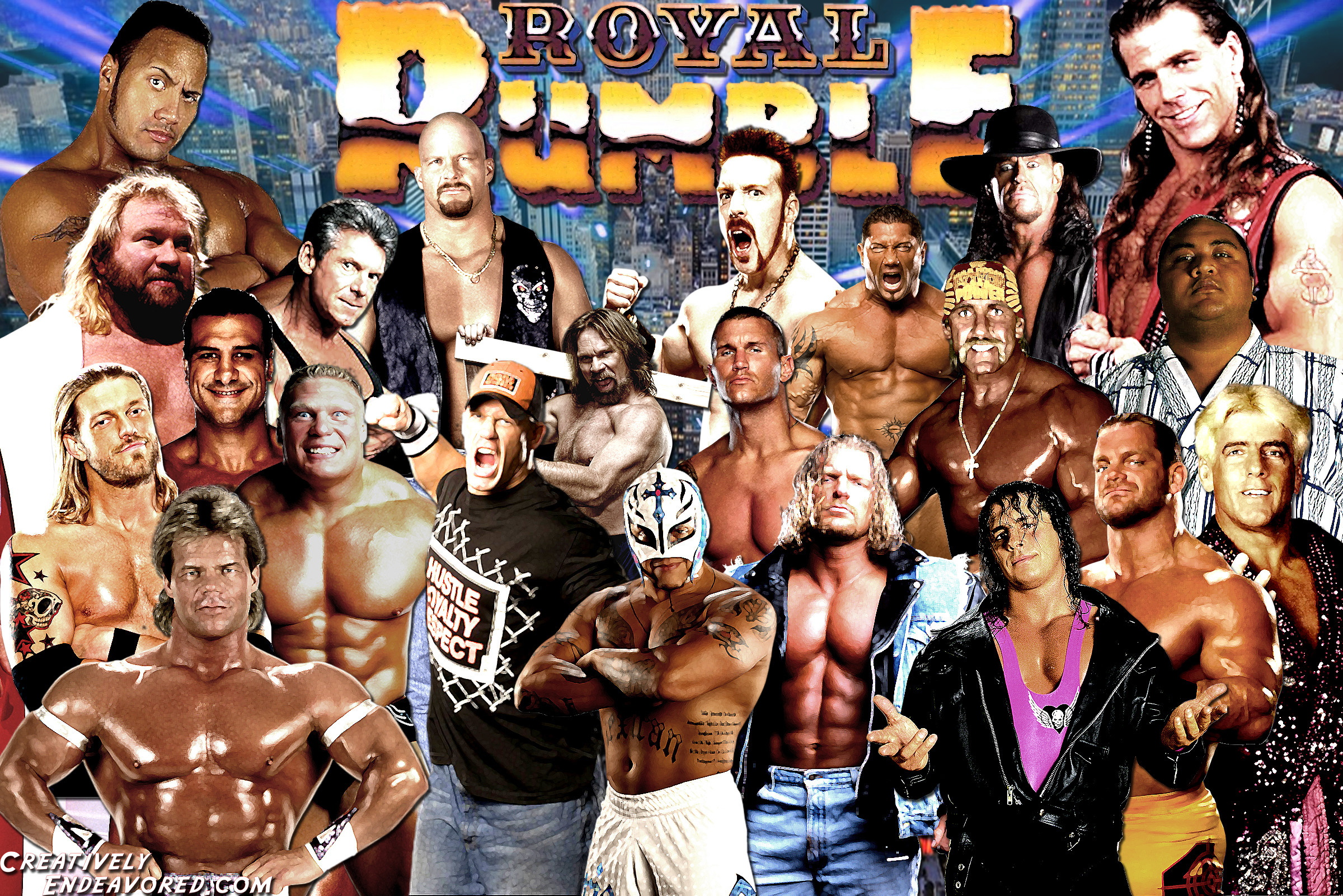 2400x1602 Royal Rumble Winners Wallpaper