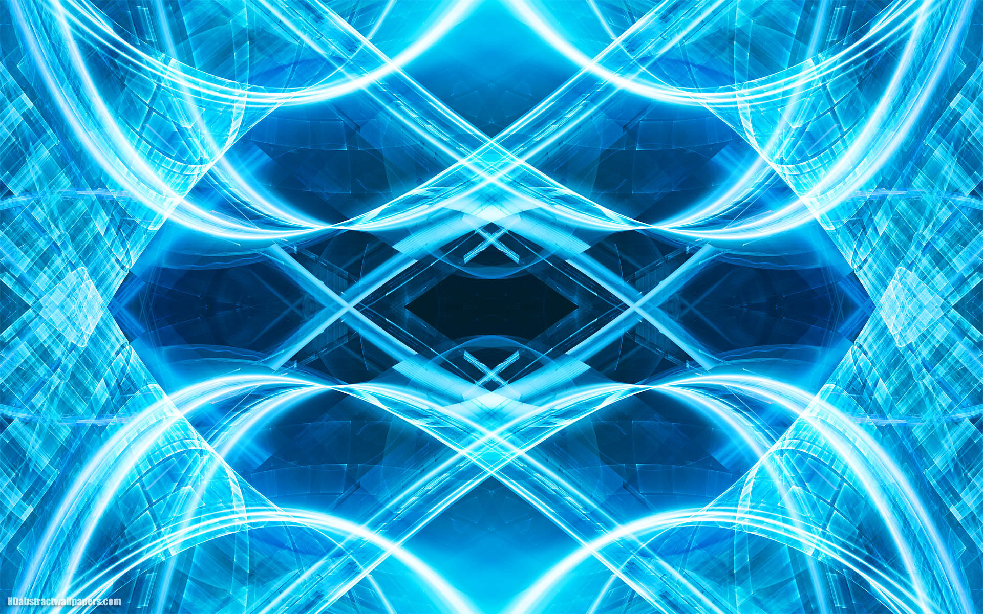 1920x1200 Abstract blue backgrounds with luminous lines.