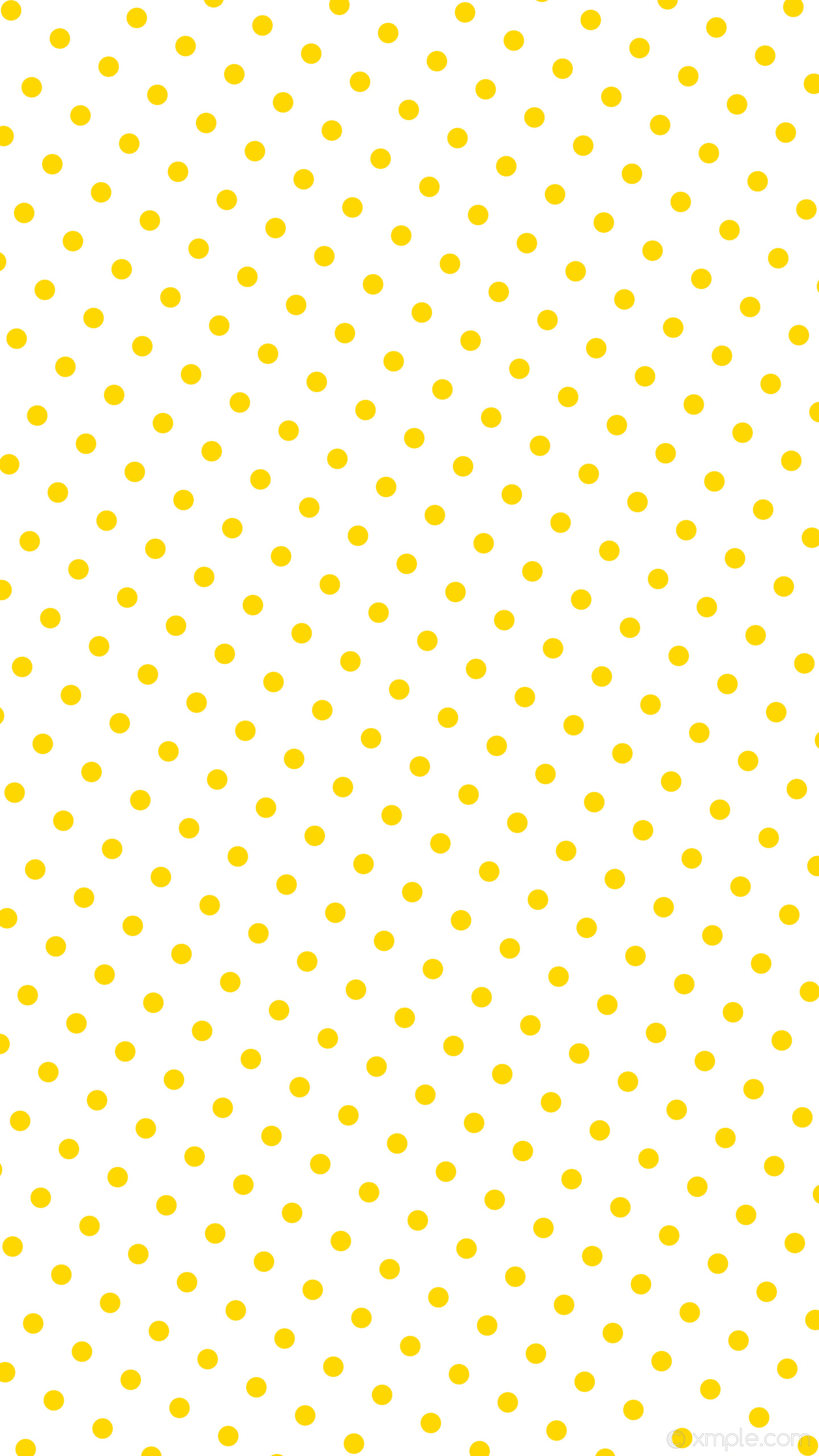 1440x2560 wallpaper yellow polka white spots dots gold #ffffff #ffd700 240Â° 36px 99px