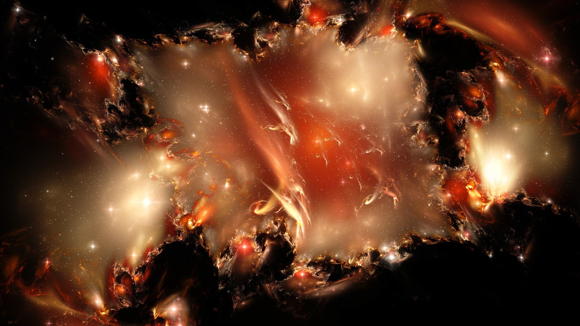 1920x1080 Beautiful Space Nebula Wallpaper 7337
