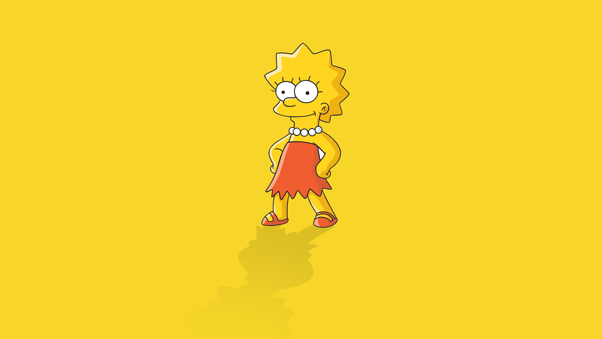 1920x1080 Fernsehserien - Die Simpsons Lisa Simpson Wallpaper