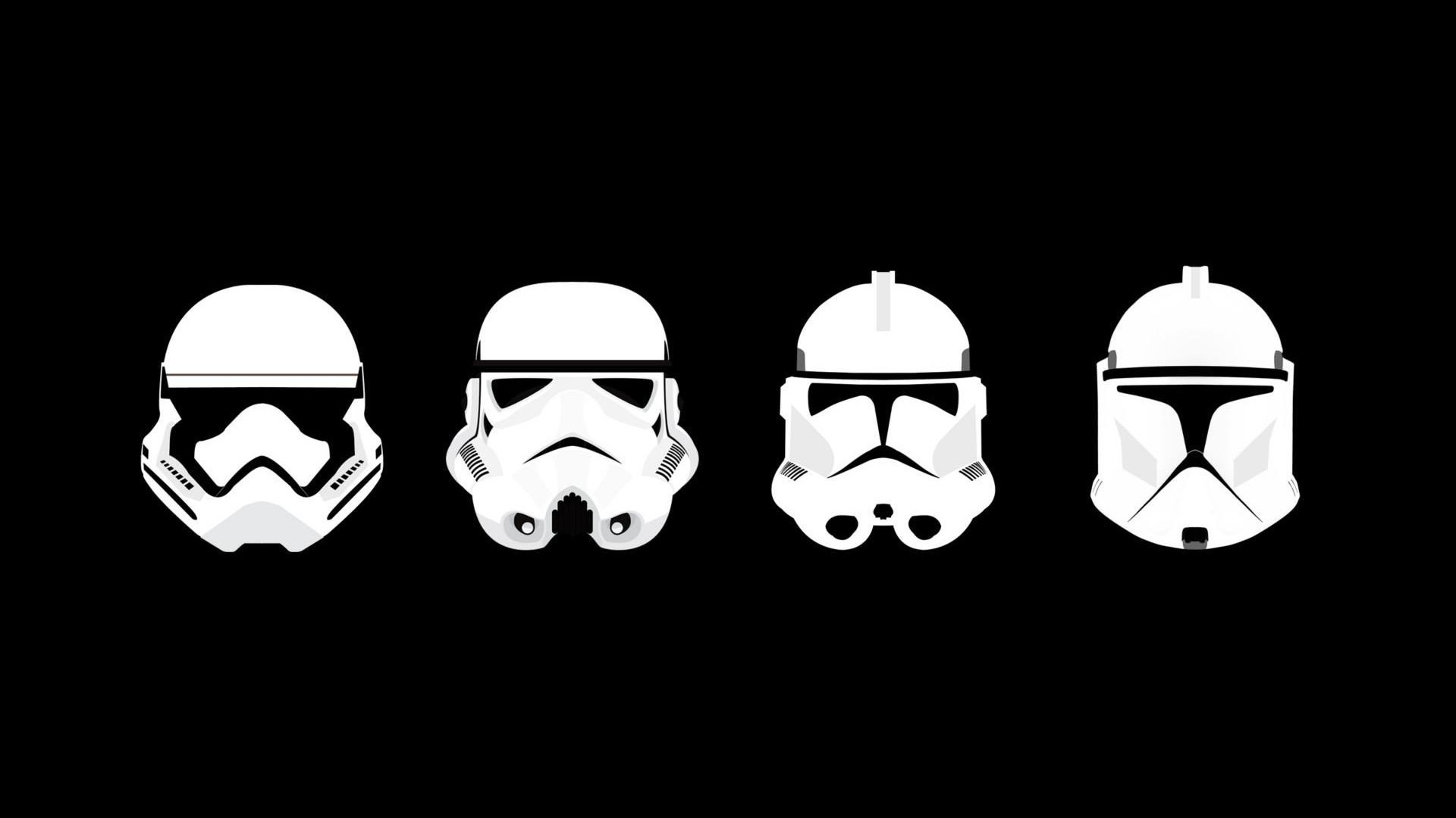 1920x1080  star wars storm troopers minimalism helmet wallpaper and  background JPG 95 kB
