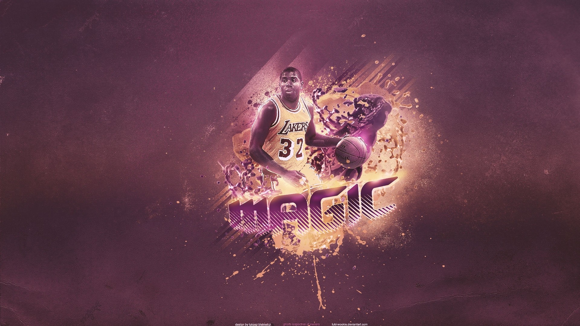 1920x1080 Magic Lakers NBA wallpaper
