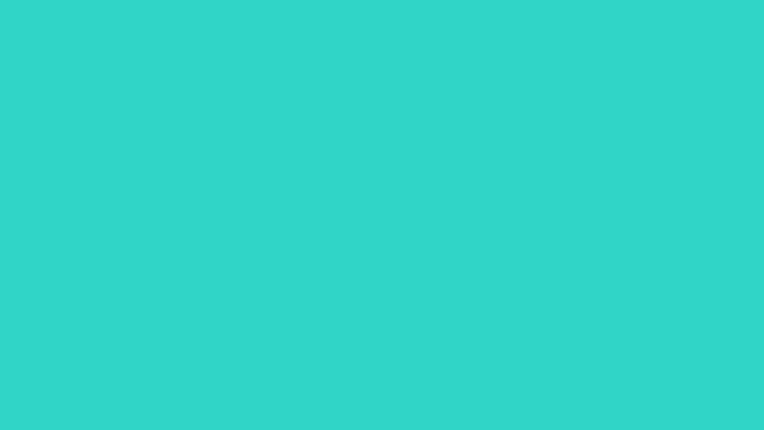 2560x1440  Turquoise Solid Color Background