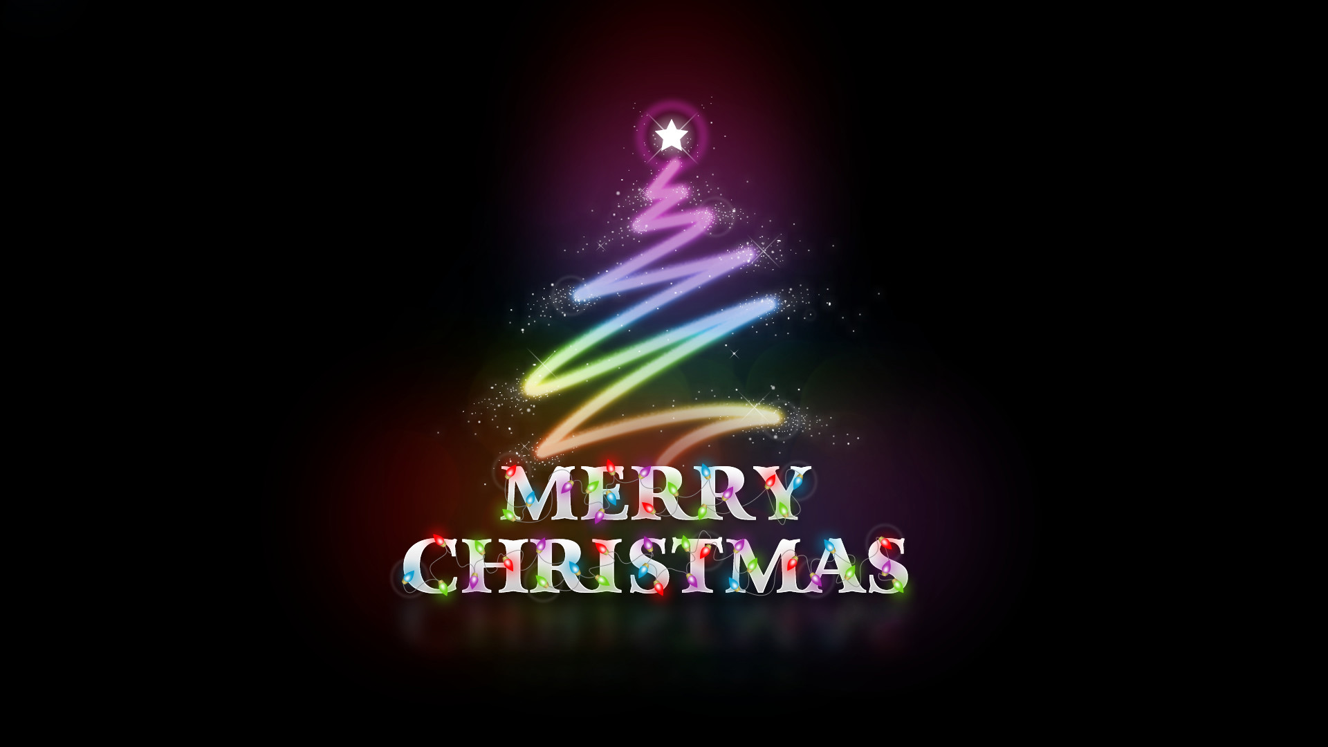 1920x1080 Merry Christmas Text HD Wallpapers