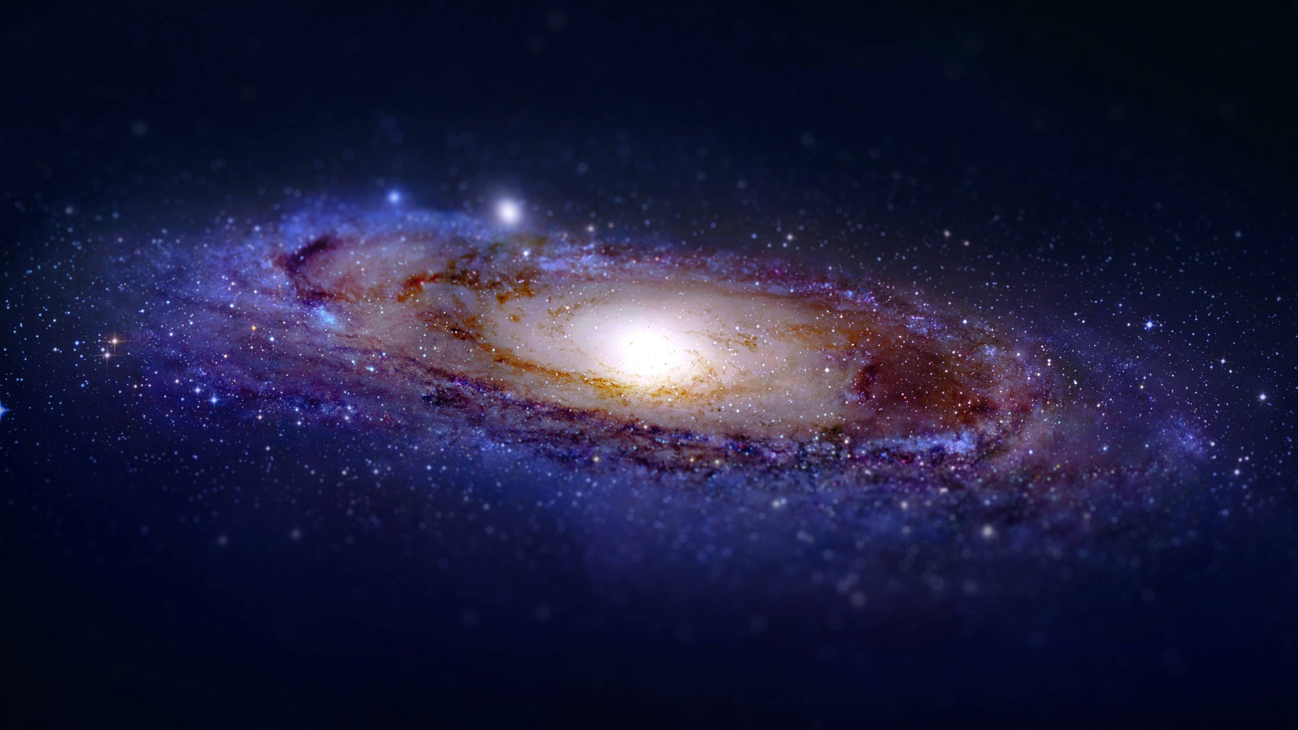 2560x1440 Tilt-shifted Andromeda [2560 x 1440] ...