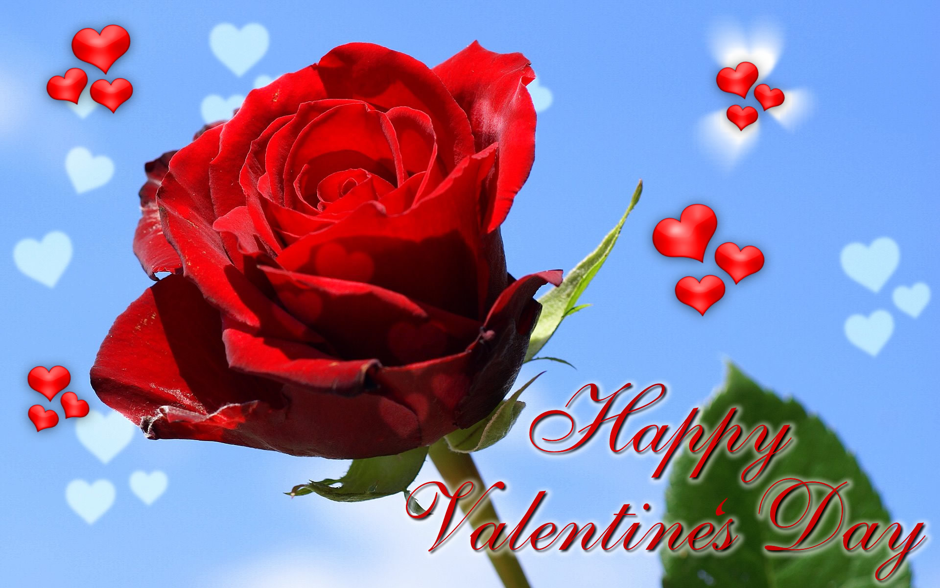 1920x1201 Romantic Happy Valentine's Day ecard