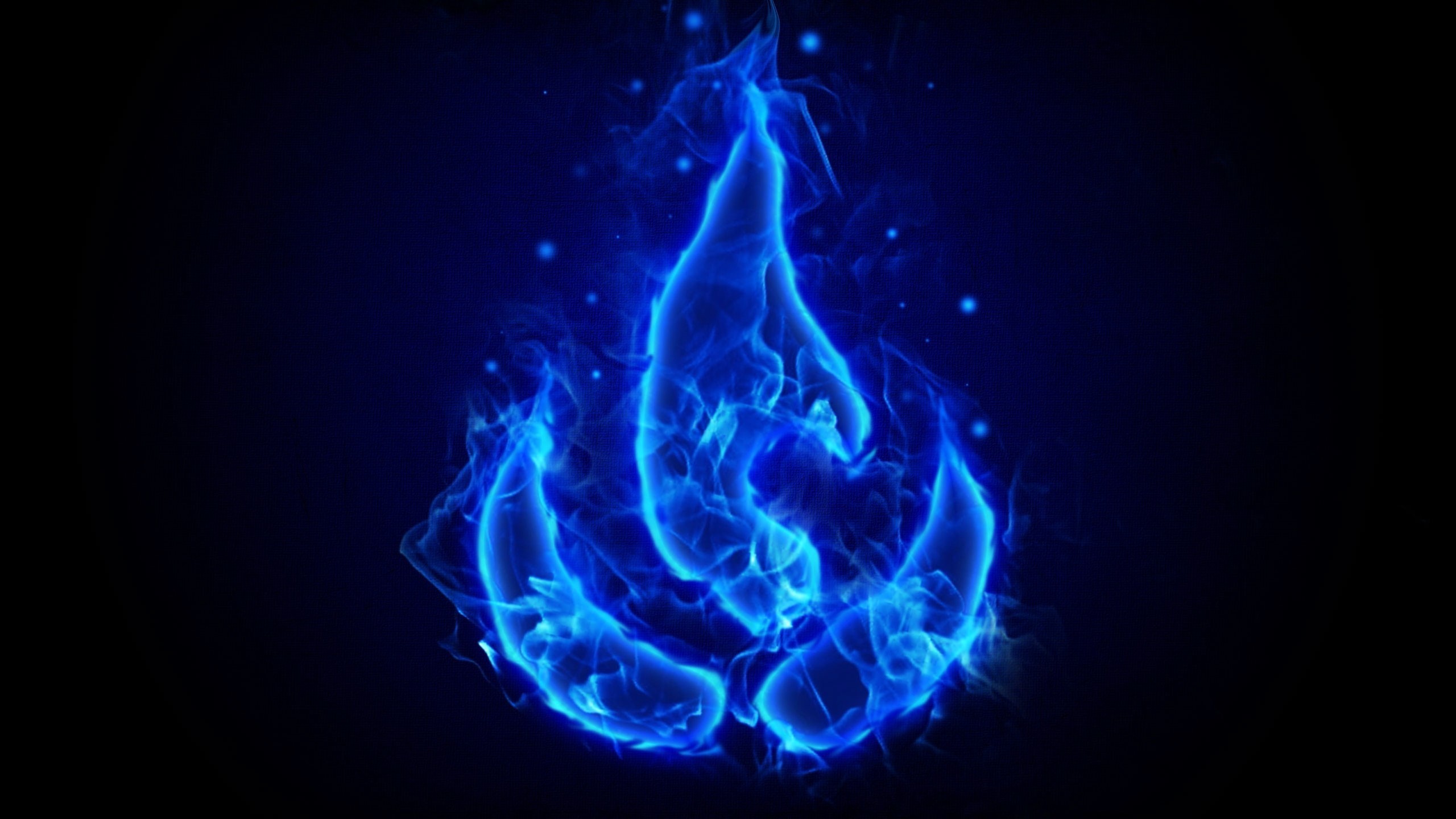 2560x1440 Res: 1920x1200, Wallpapers For > Blue Flame Wallpaper