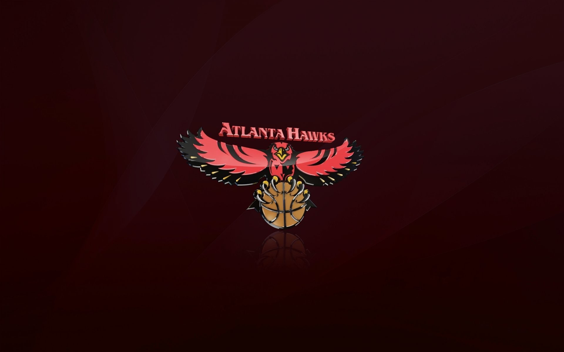 1920x1200 atlanta hawks nba logo red basketball hawks ball background