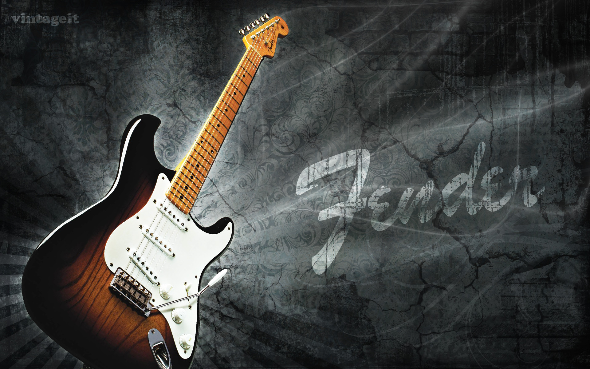 1920x1200 Fender Guitar Wallpaper High Quality Resolution