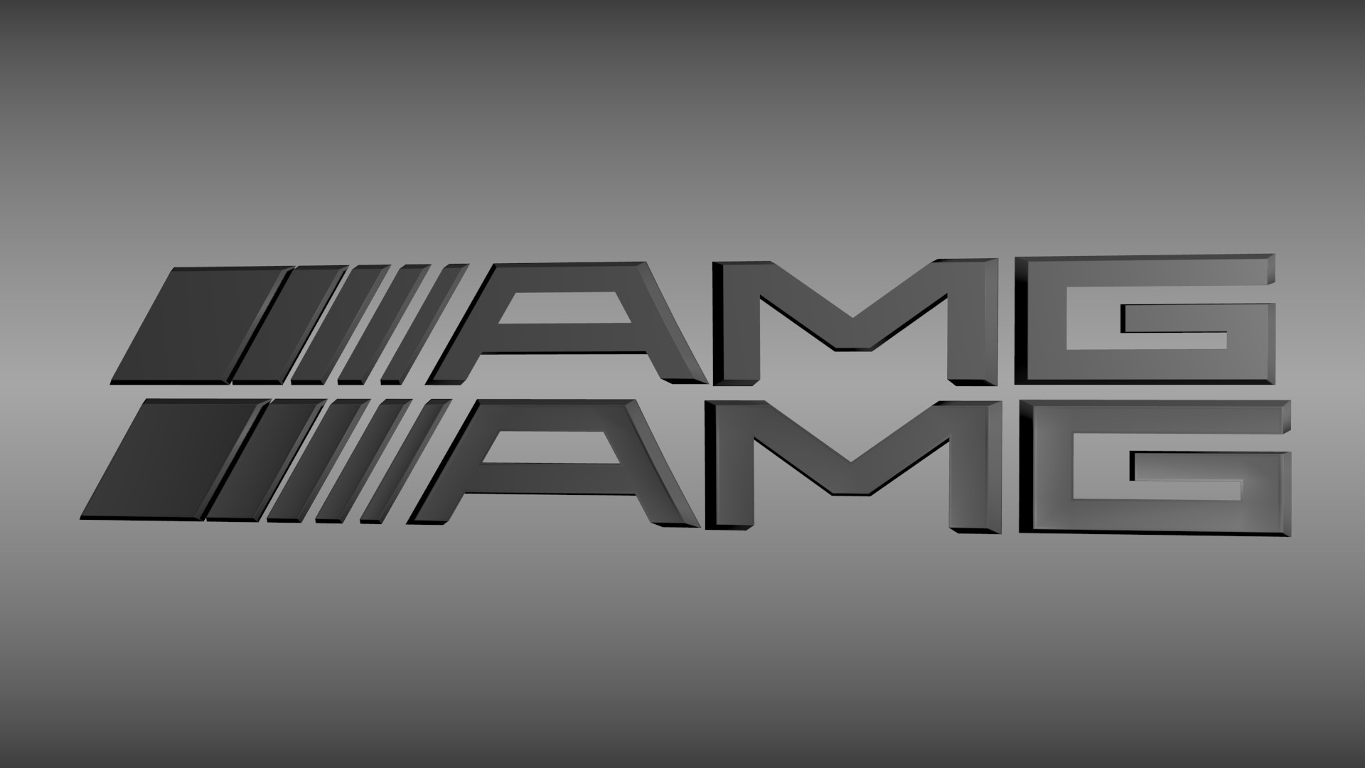 1920x1080 ... amg logo set 3d model obj blend mtl 3 ...
