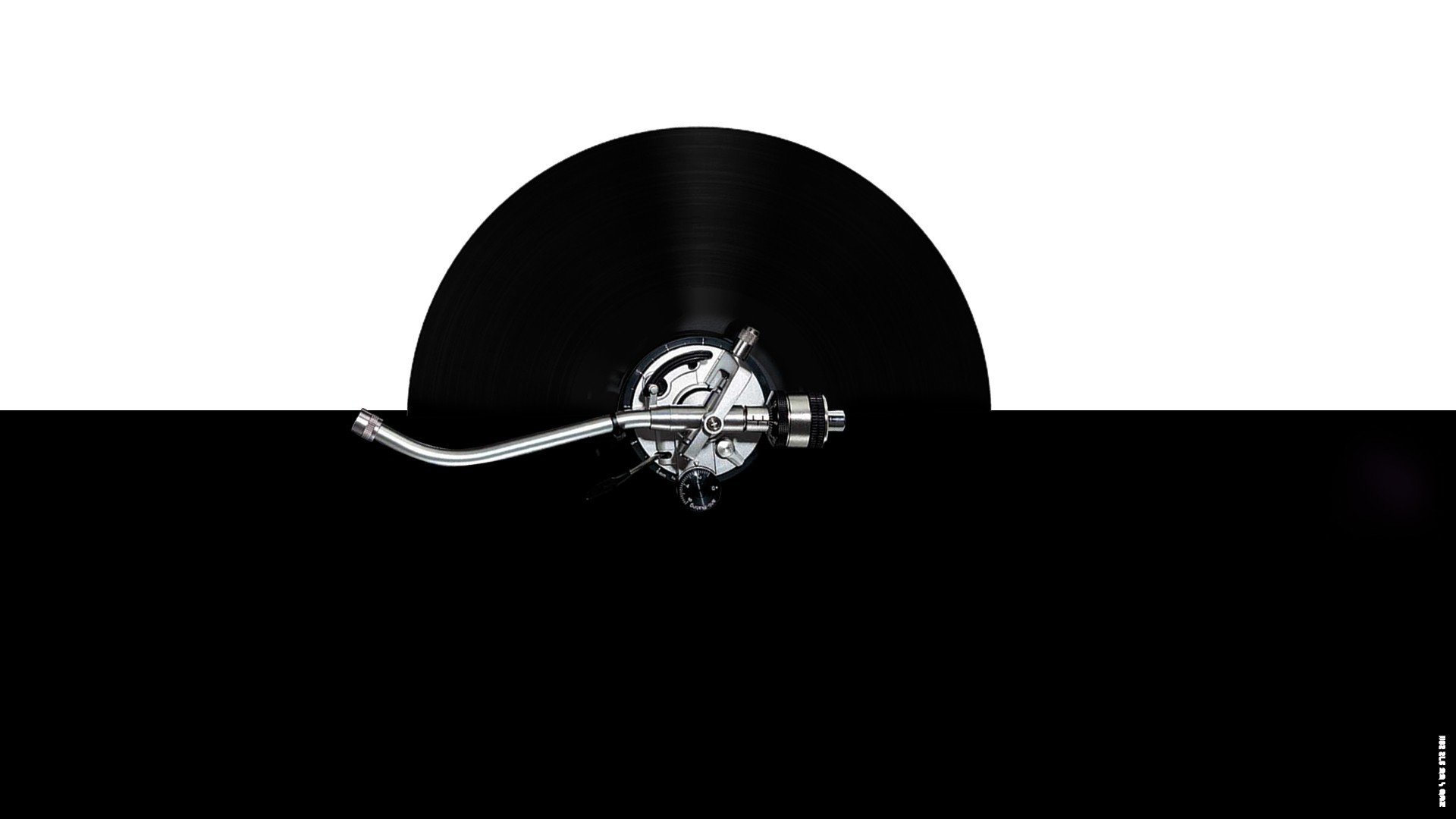 1920x1080 black white turntable vinyl turntables technics DJ arms mk2 scratch  wallpaper