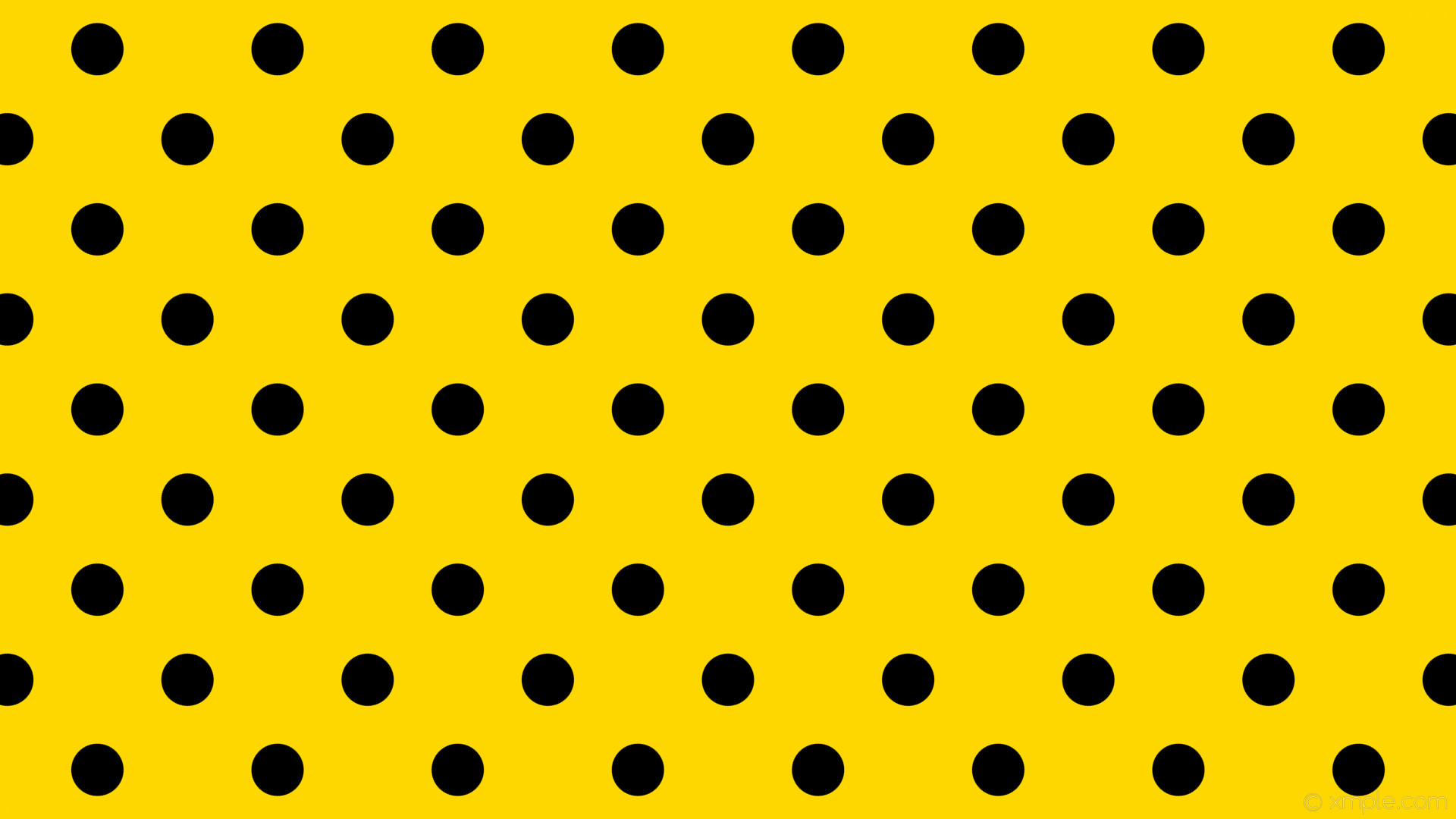 1920x1080 wallpaper black dots polka yellow spots gold #ffd700 #000000 45Â° 69px 168px