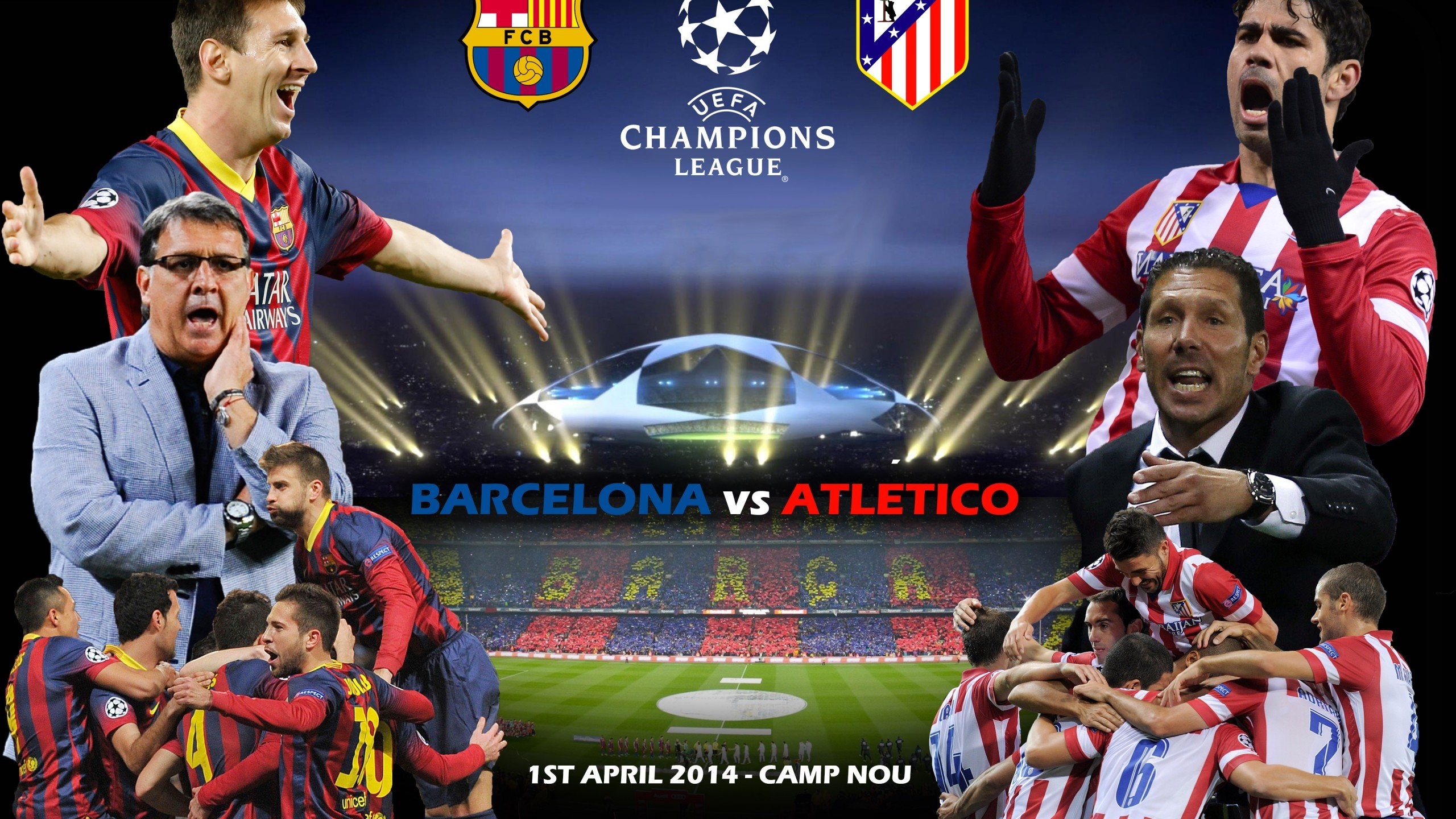 2560x1440 Barcelona Vs Atletico De Madrid