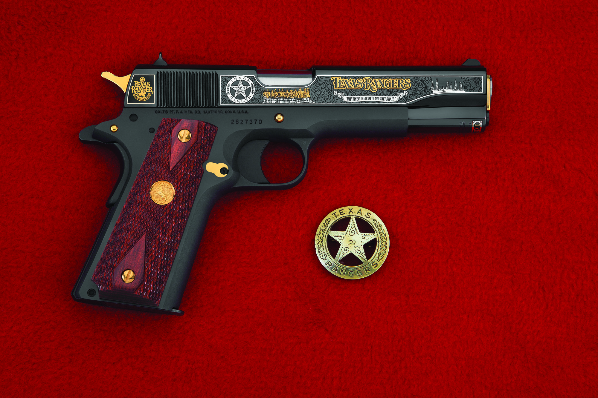 2000x1333 Texas Ranger Tribute Colt .45 Pistol