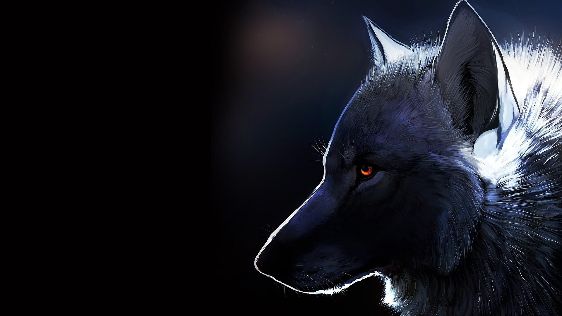 1920x1080   - wolf, profile view, majestic, red eyes, furry #  original resolution. wolf wallpapers .