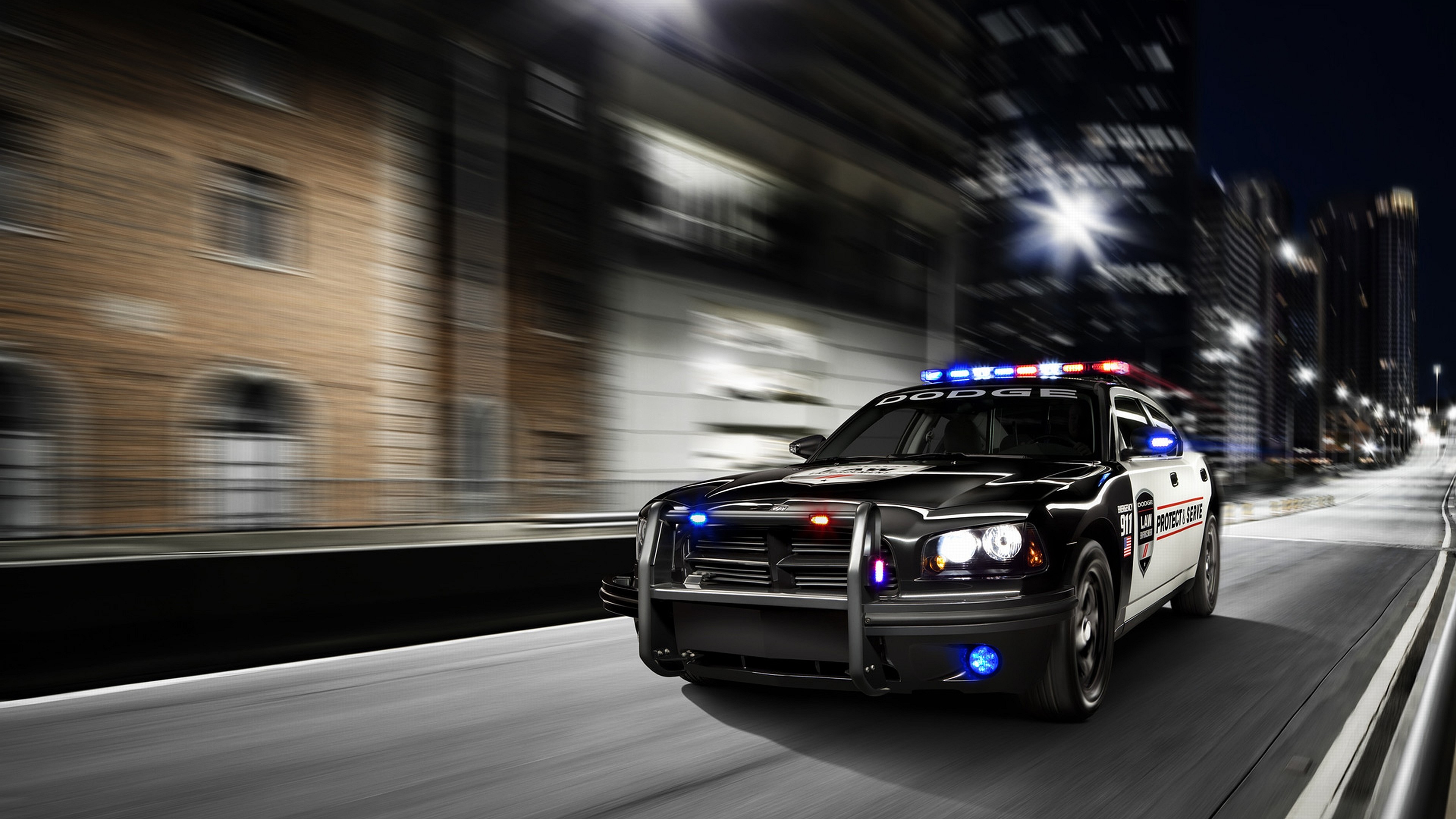 3840x2160  Vehicles - Police Wallpaper