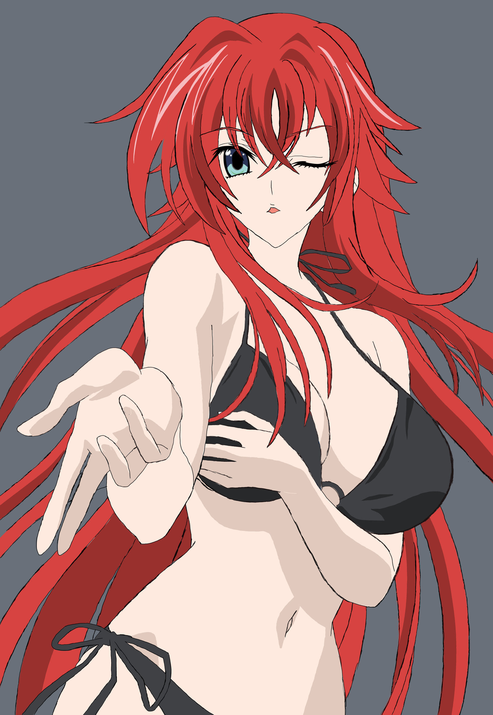 1600x2320 ... rias gremory zcouleur+Ombre by Shlayers
