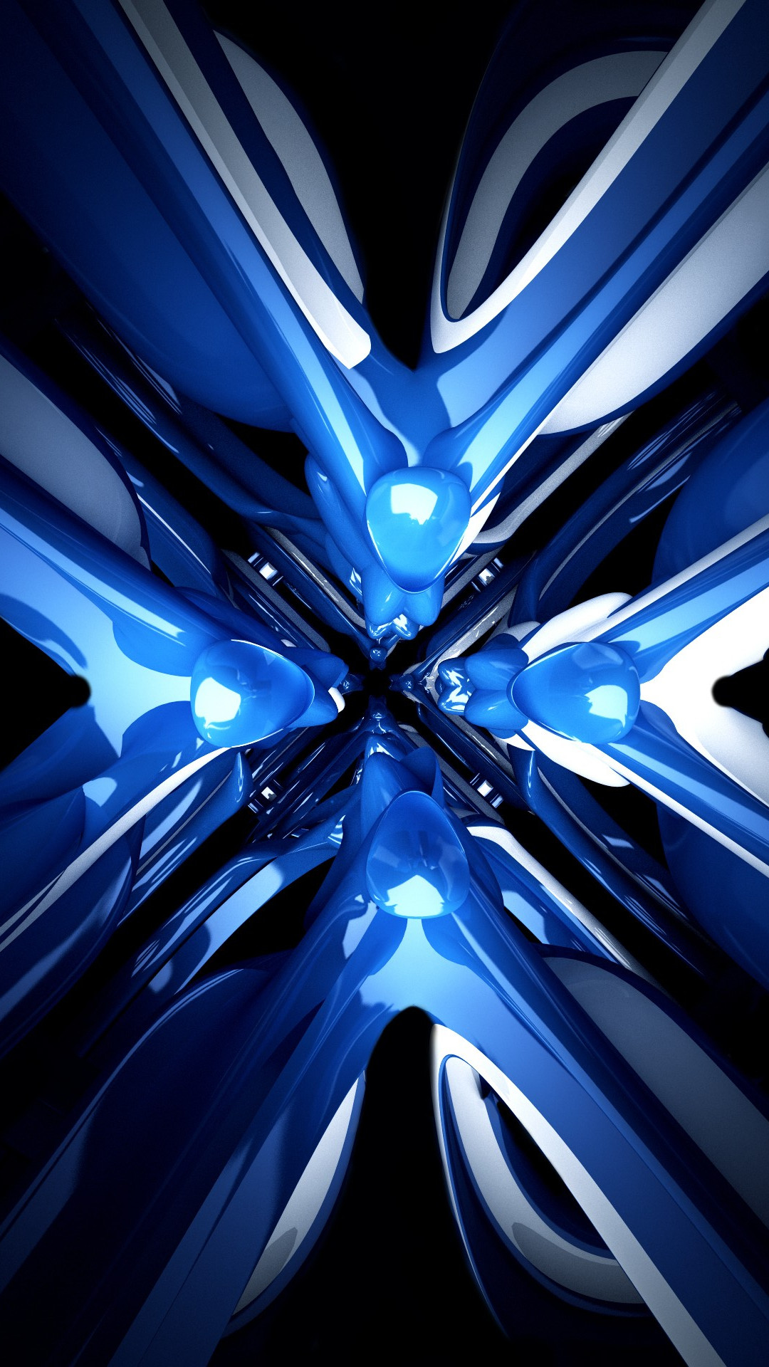 18 Neon Blue 3D Wallpapers  WallpaperSafari