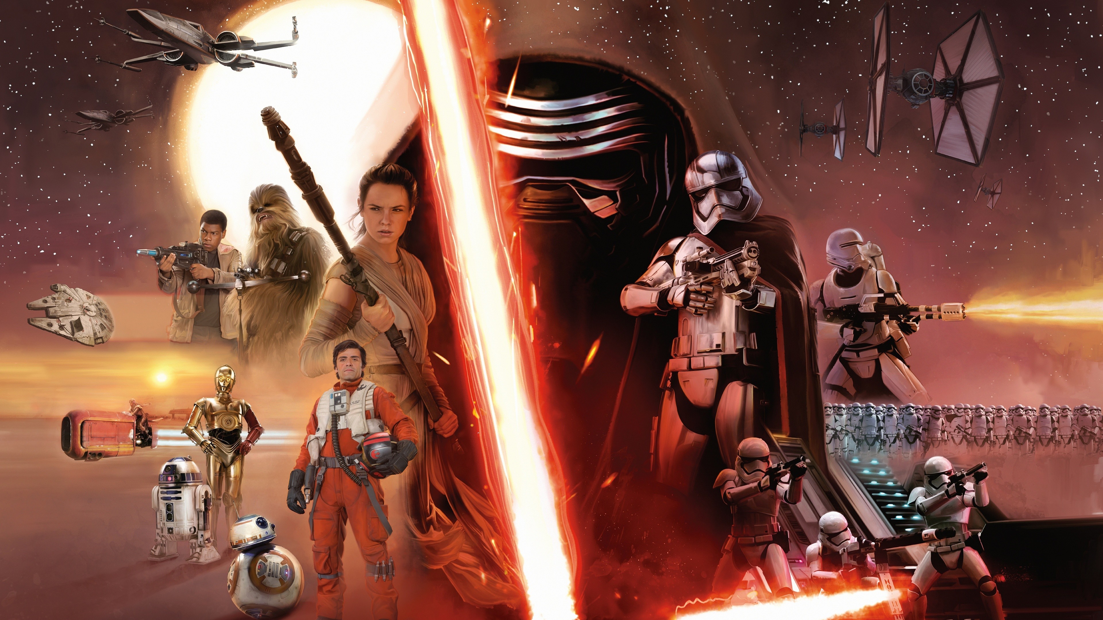 3840x2160 12 future Star Wars plots set up by 'The Force Awakens:' VERY interesting  questions here.