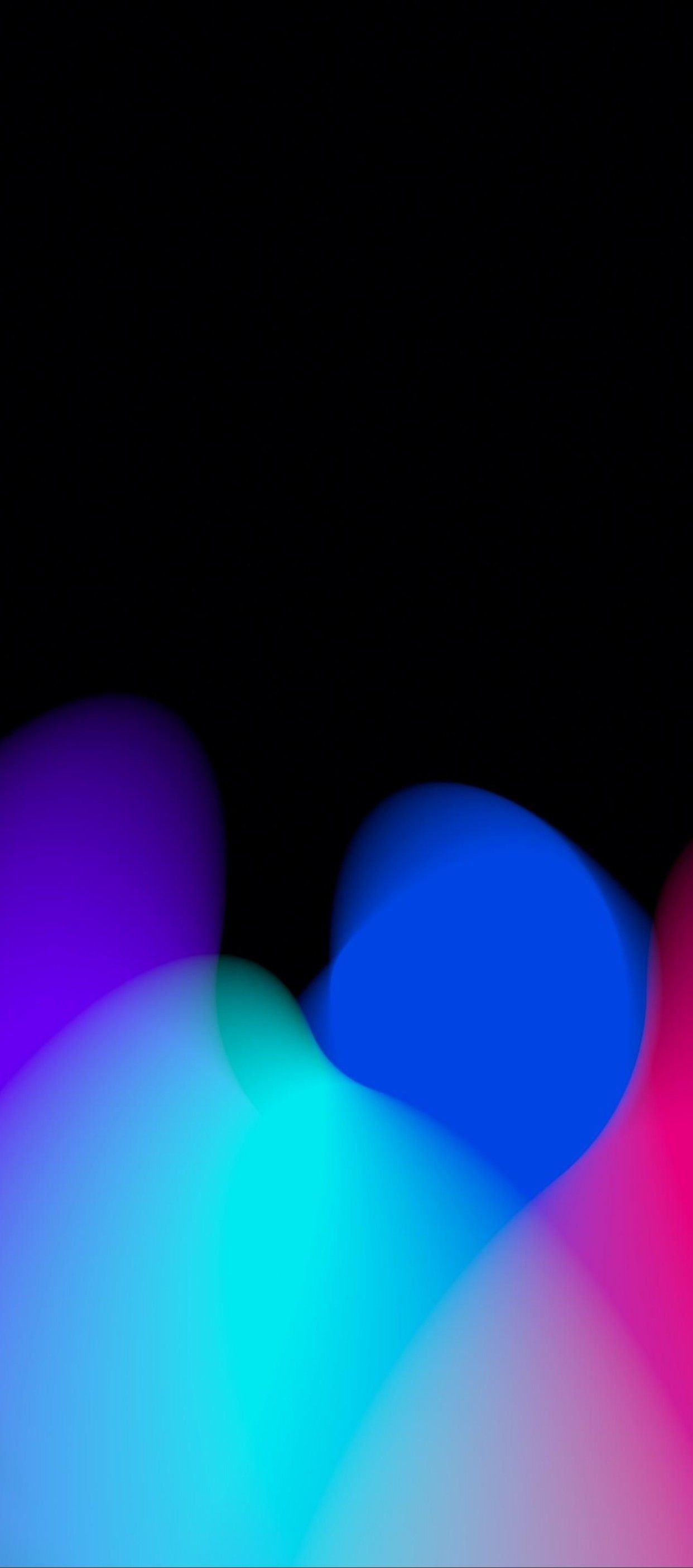 1242x2809 iOS 11, iPhone X, black, red, purple, blue, clean, simple, abstract, apple,  wallpaper, iphone 8, clean, beauty, colour, iOS, minimal