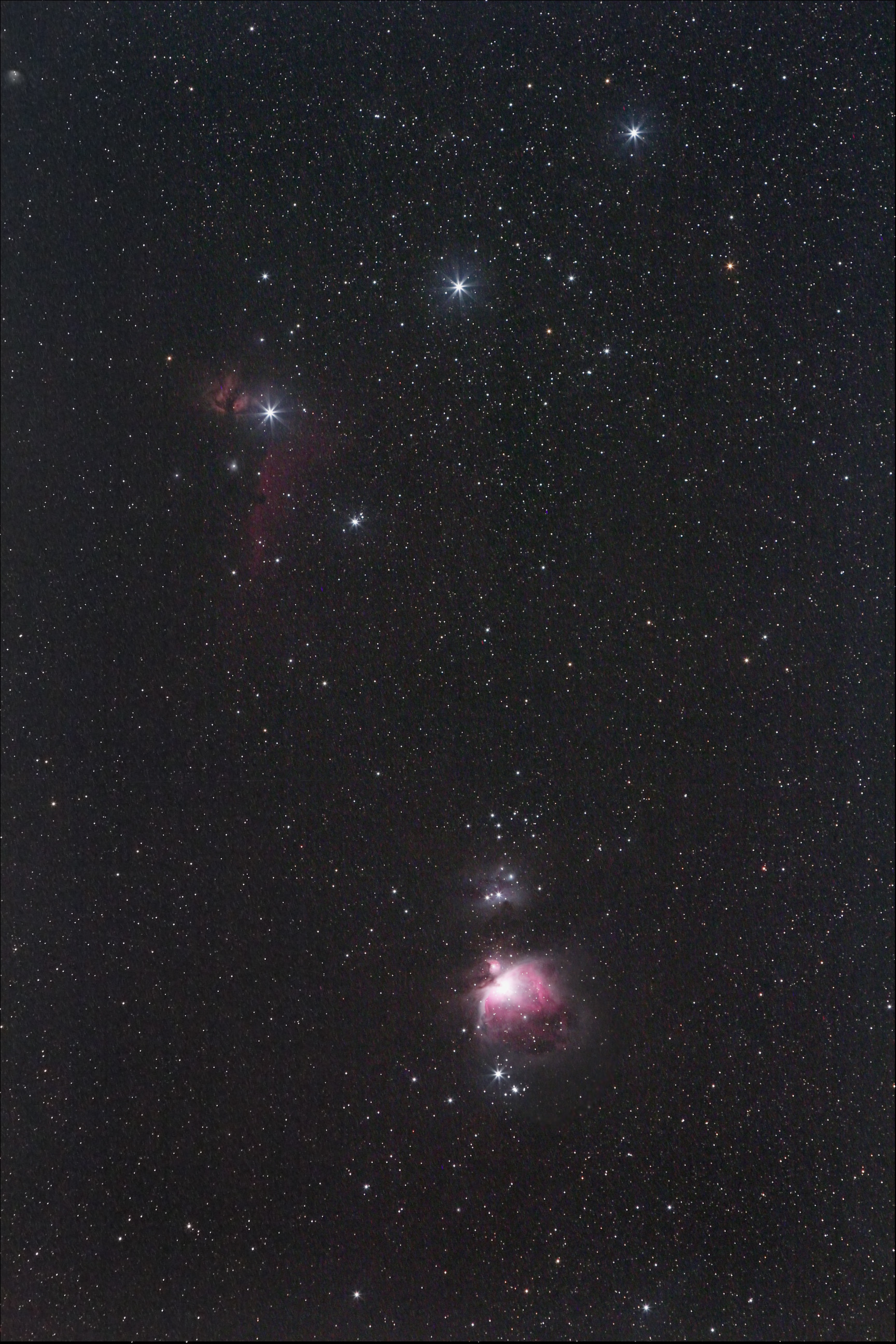 1728x2592 View larger. | Three medium-bright stars in a short, straight row represent
