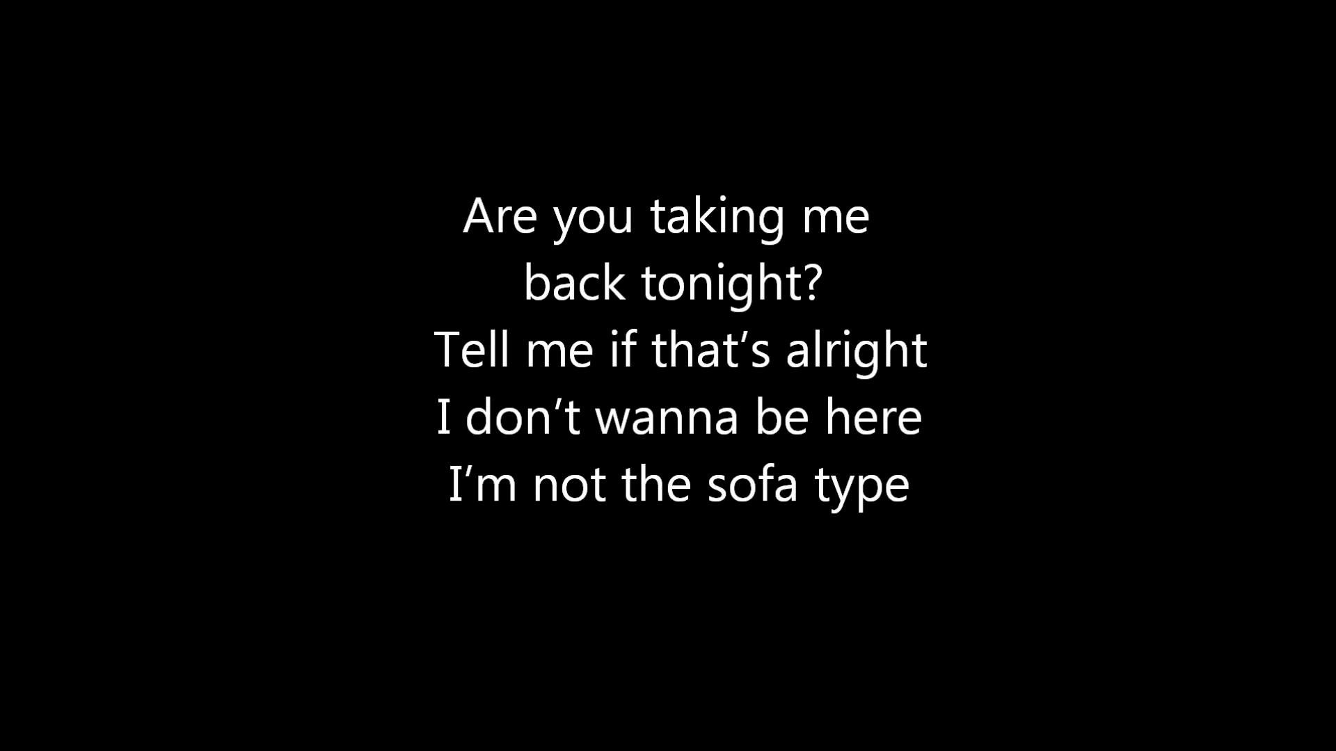 1920x1080 Ed Sheeran - One Night Lyrics