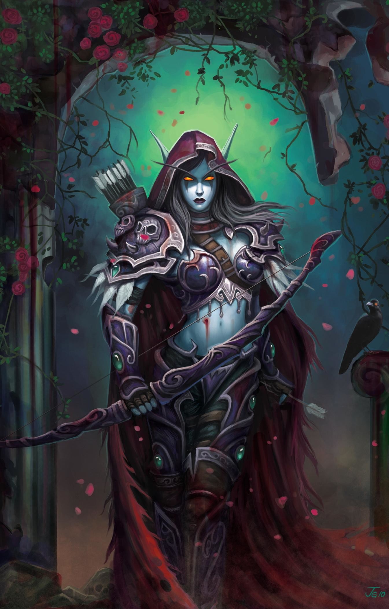 1345x2104 Sylvanas Windrunner (the Dark Lady, Queen of the Forsaken) is the former  Ranger-General of.