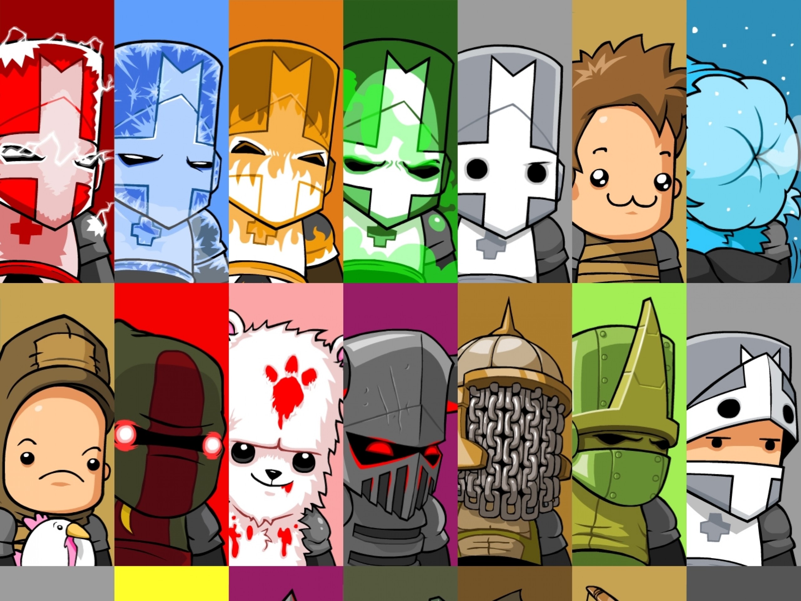castle crashers character stuck in quicksand